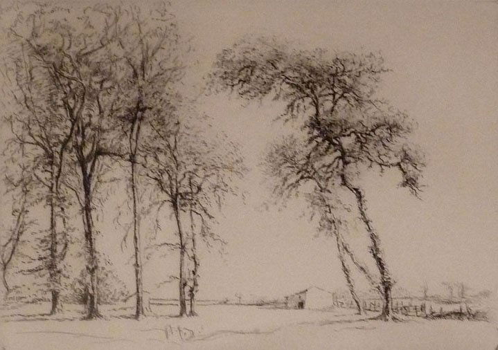 EDGAR CHAHINE Hand Signed Etching Armenian 1924: EDGAR CHAHINE Venice 1874-1947 France (Armenian / French / Italian) Title: Anglet, 1924 Technique: Original Hand Signed and Inscribed Etching in on Arches vellum paper Paper Size: 33 x 50.3 cm / 12.9