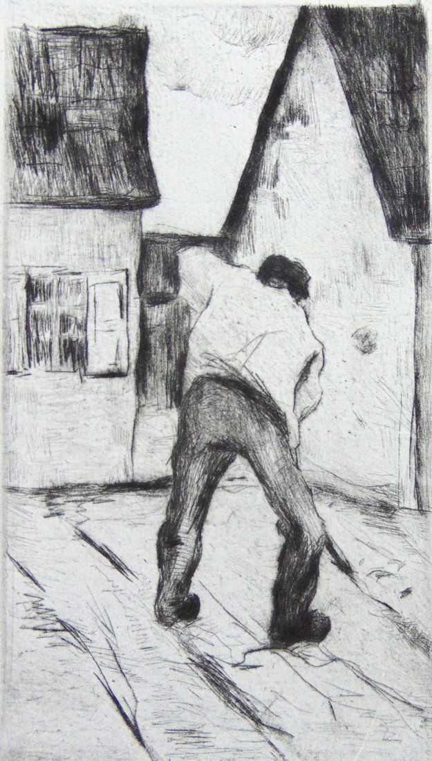 LESSER URY Hand Signed Etching German Impressionism (1 of 5)