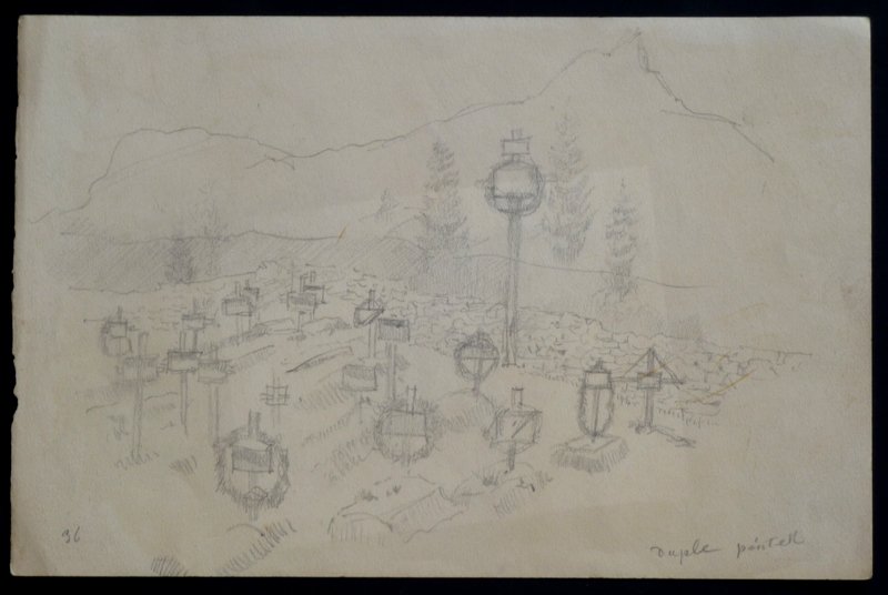 LASZLO MEDNYANSZKY Pencil Drawing Hungarian Art (1 of 2)