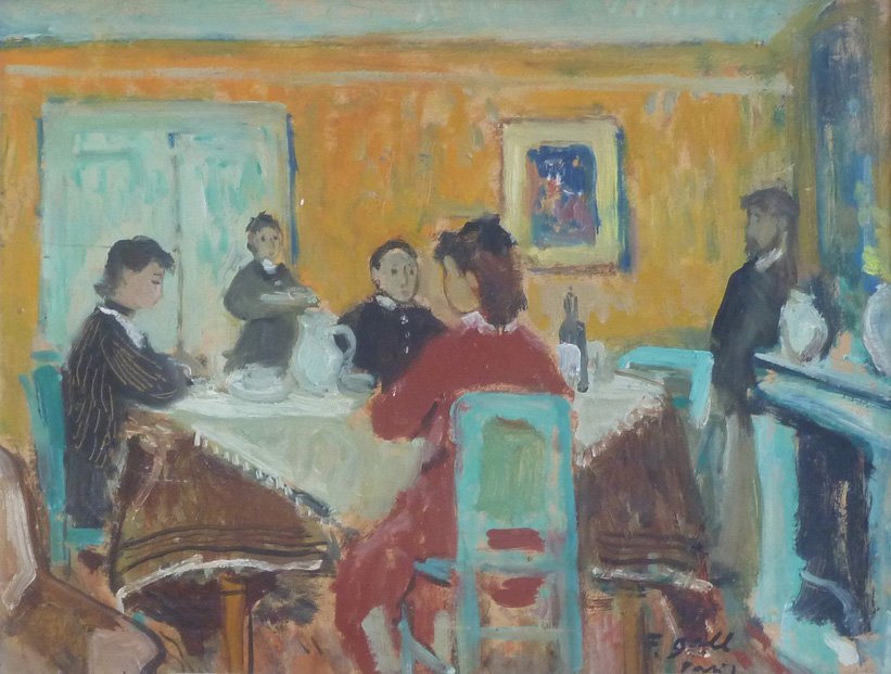 FRANCOIS GALL Signed Oil Painting French Impressionism (1 of 4)