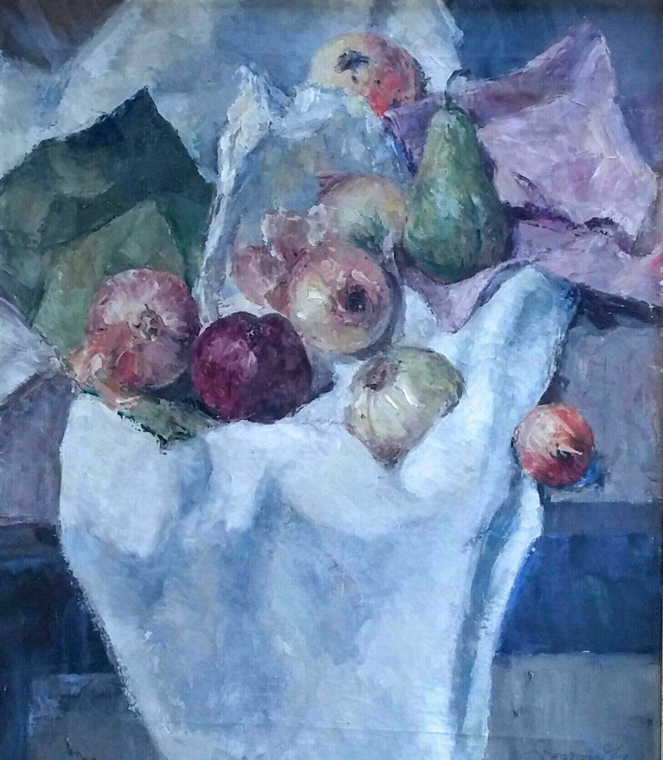 SAMUEL GRANOVSKY Signed Oil Painting Russian 1931 (1 of 2)