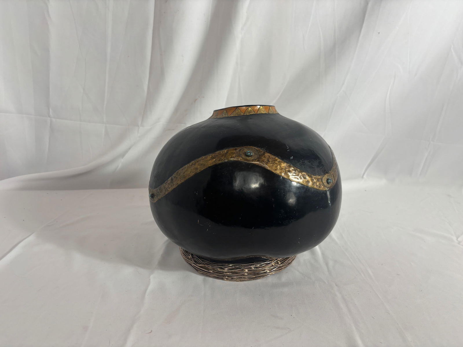 Hand Painted Gourd, Robin Hunter - 3