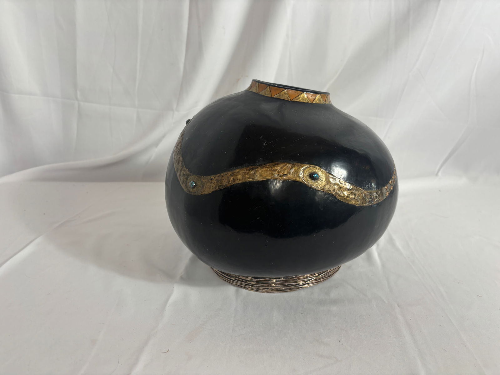 Hand Painted Gourd, Robin Hunter - 4
