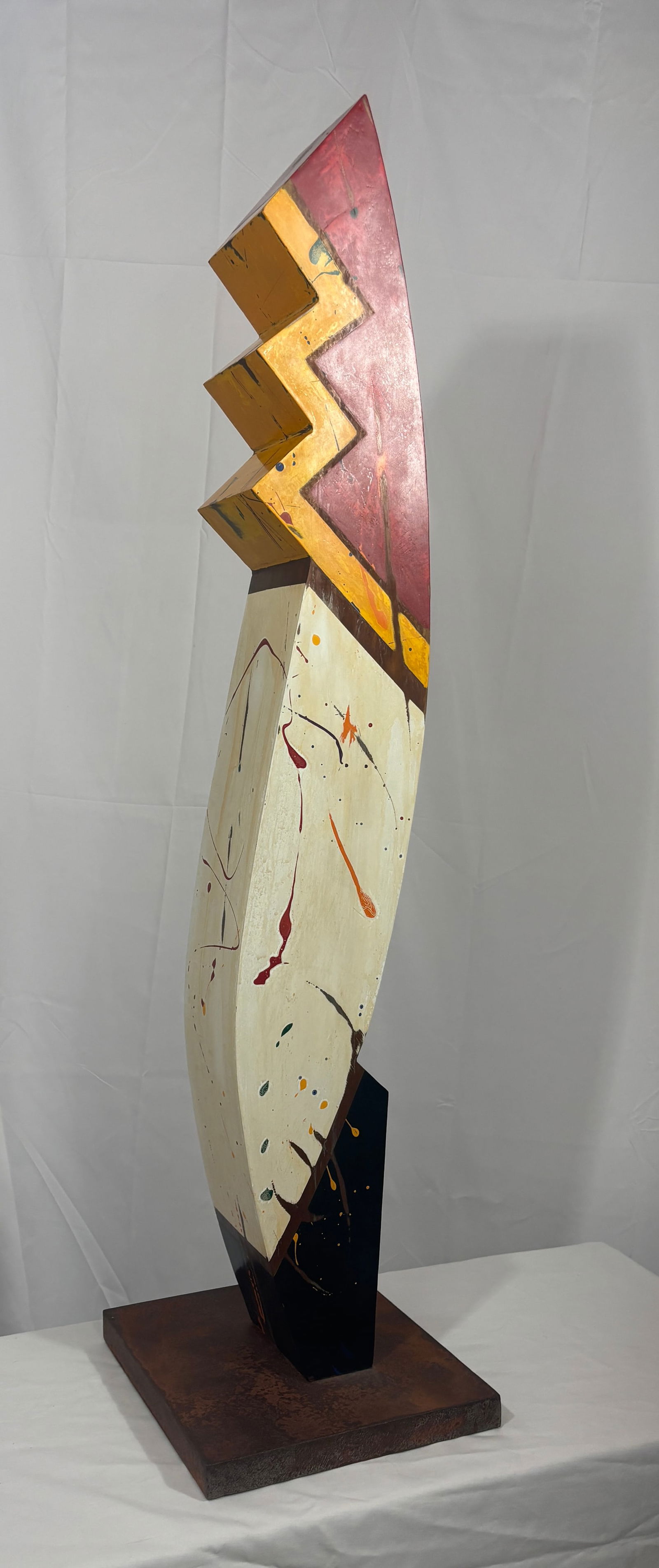 The Rooster, Painted Metal, unknown signed artist. (1 of 6)