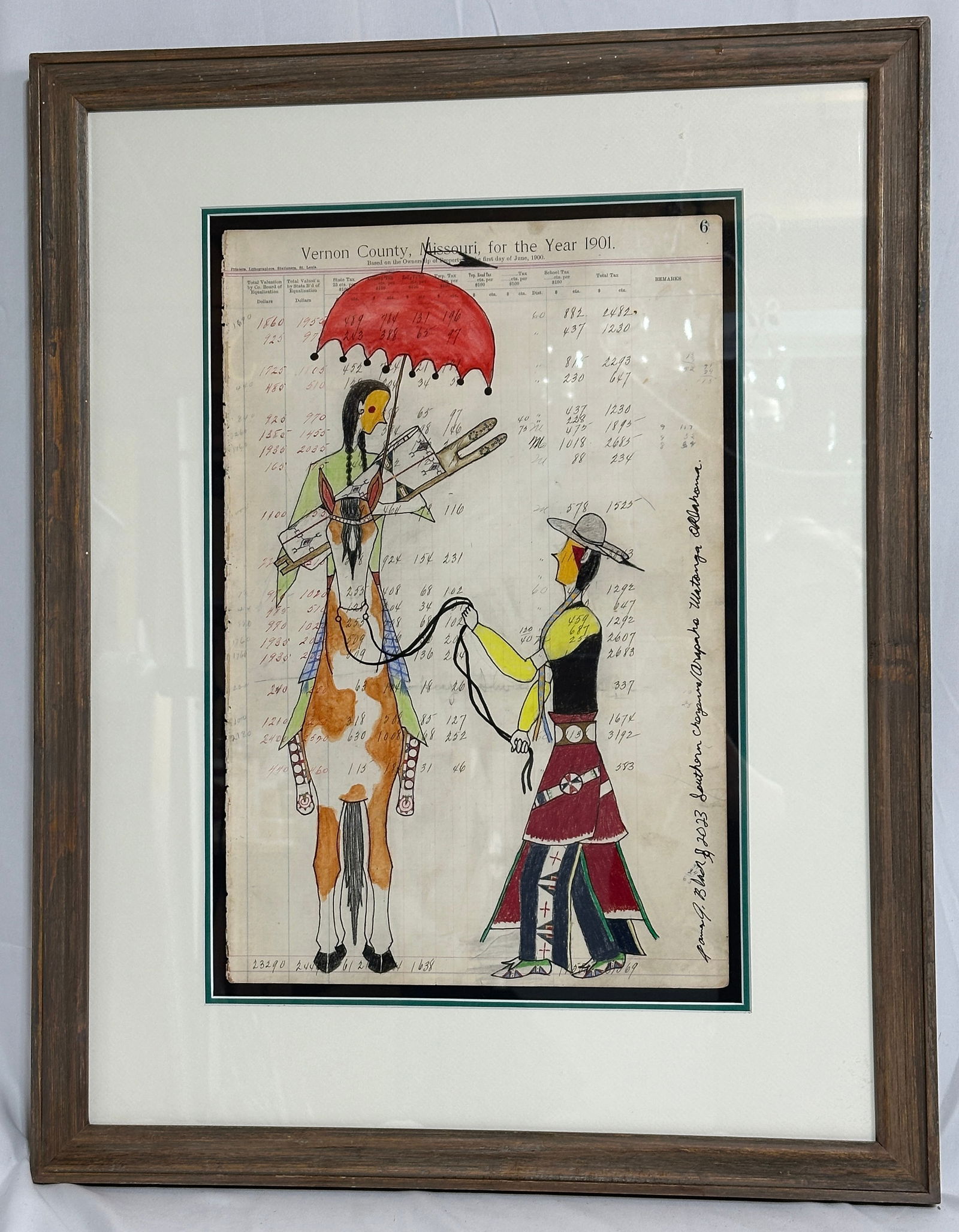 Ledger Art, 2023, James Redfox (1 of 4)