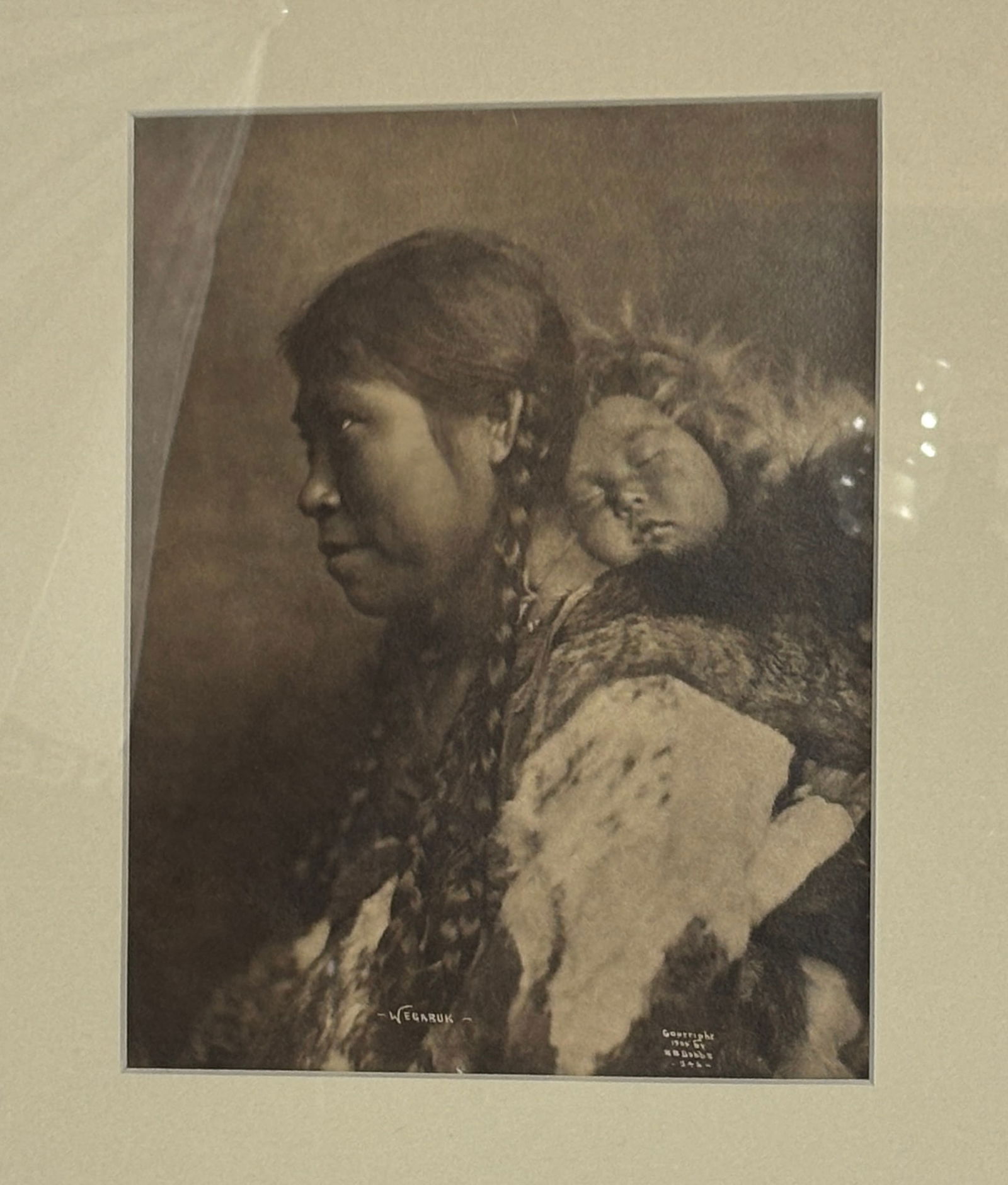 Woman & Child, Beverly Bennett Dobbs: Beverly Bennett Dobbs (B.B. Dobbs) (1868–1937) was a pioneering photographer and filmmaker in Alaska and Washington State, and one of the first to use motion picture film north of the Arctic