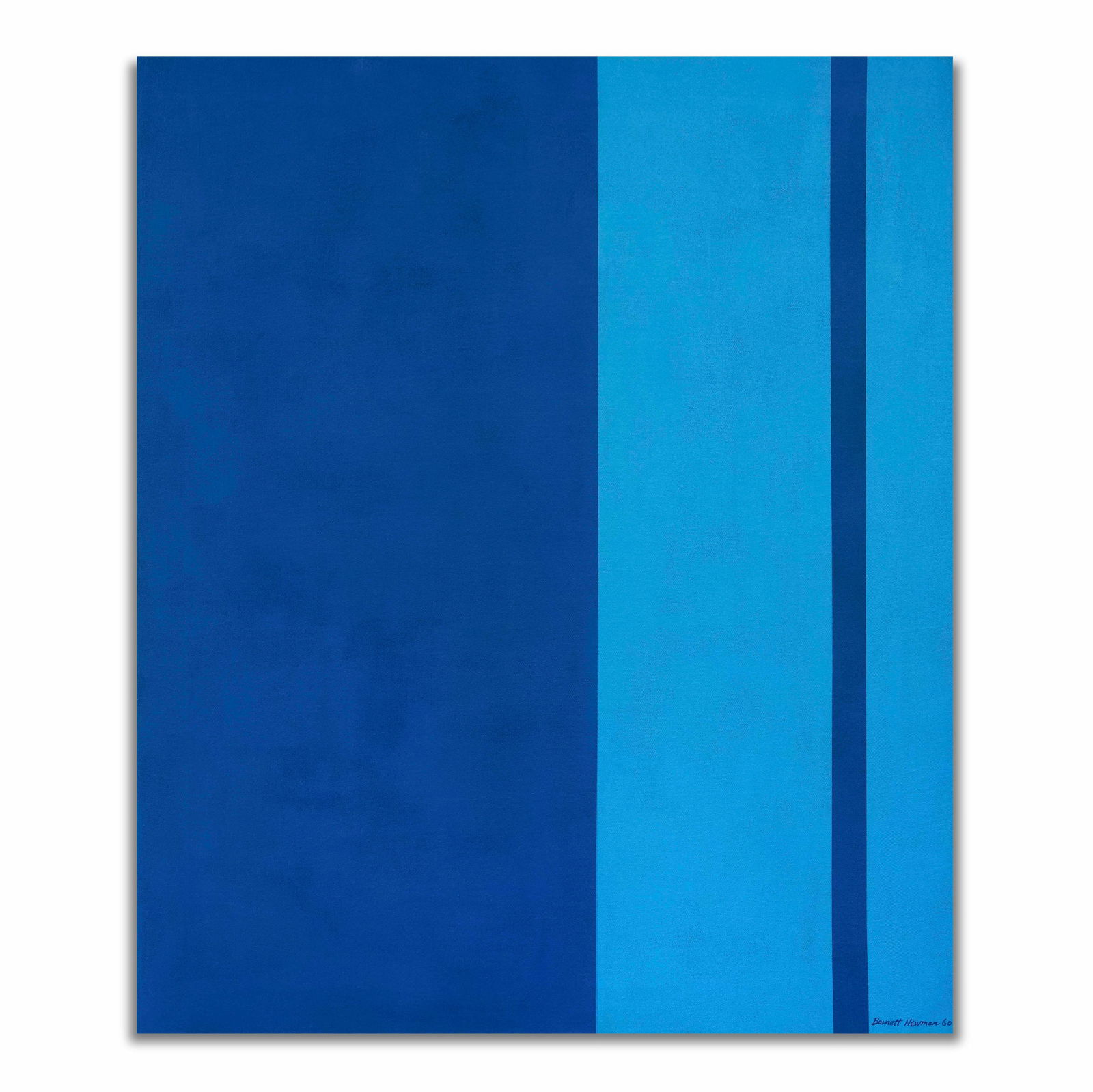 BARNETT NEWMAN (1905-1970), ATTRIBUTED TO, OIL ON CANVAS (1 of 3)