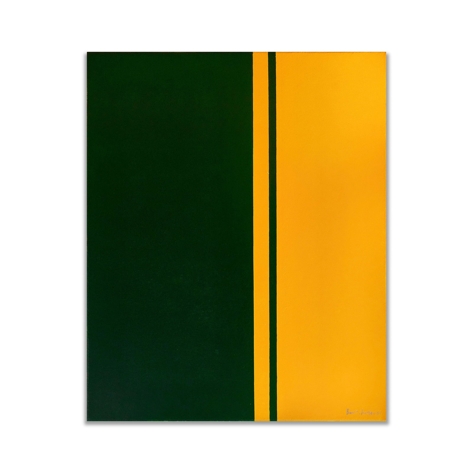 BARNETT NEWMAN (1905-1970), ATTRIBUTED TO, ACRYLIC ON CANVAS (1 of 3)