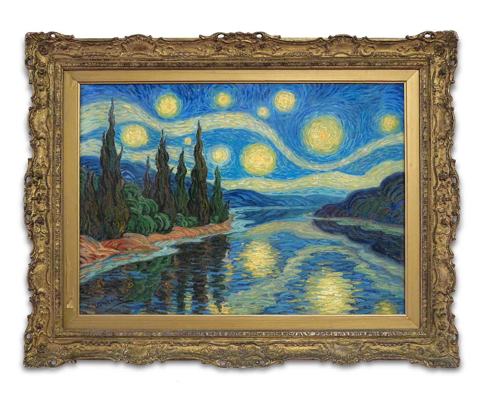 VINCENT VAN GOGH (1853-1890), ATTRIBUTED TO, OIL ON CANVAS (1 of 3)