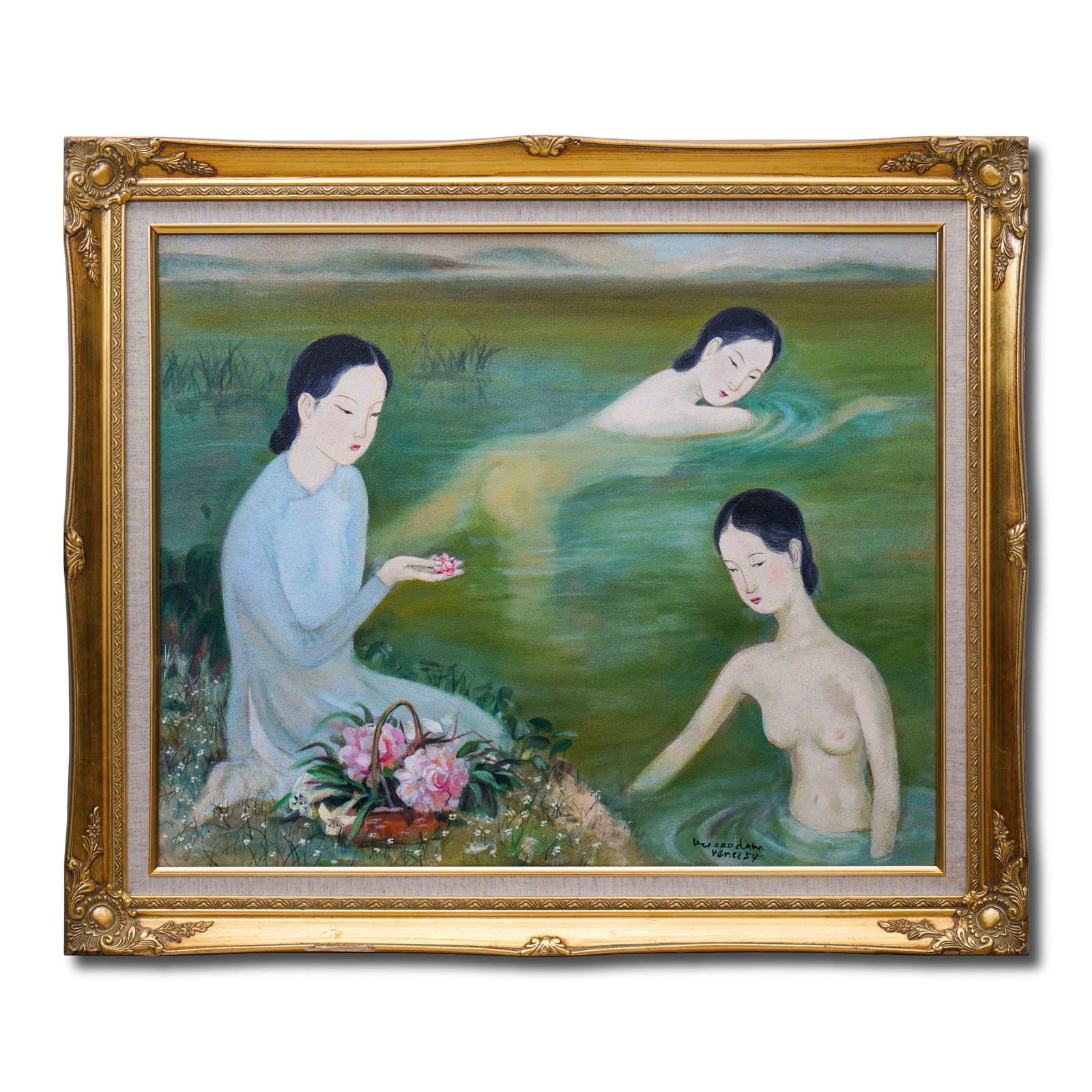 VU CAO DAM (1908-2000), ATTRIBUTED TO, OIL ON CANVAS (1 of 3)