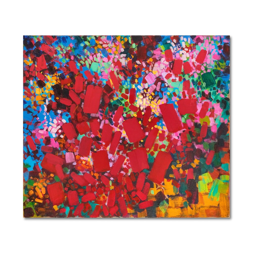 LYNNE DREXLER (1928-1999), ATTRIBUTED TO, OIL ON CANVAS: Image Dimensions: 31 3/4 x 28 in (80.5 x 71 cm) Signed (verso) This painting comes with COA. Lynne Drexler, a vibrant figure in the New York art scene of the 1950s and 60s, was deeply influenced by th