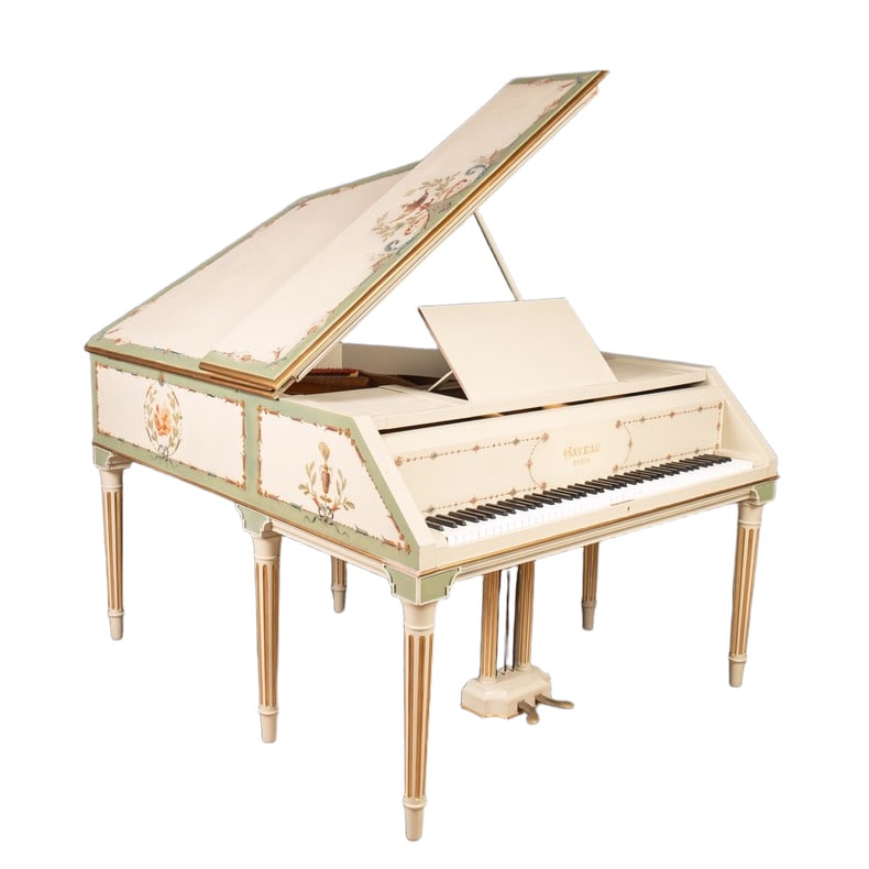 19TH CENTURY GAVEAU HAND-LACQUERED GRAND PIANO (1 of 4)