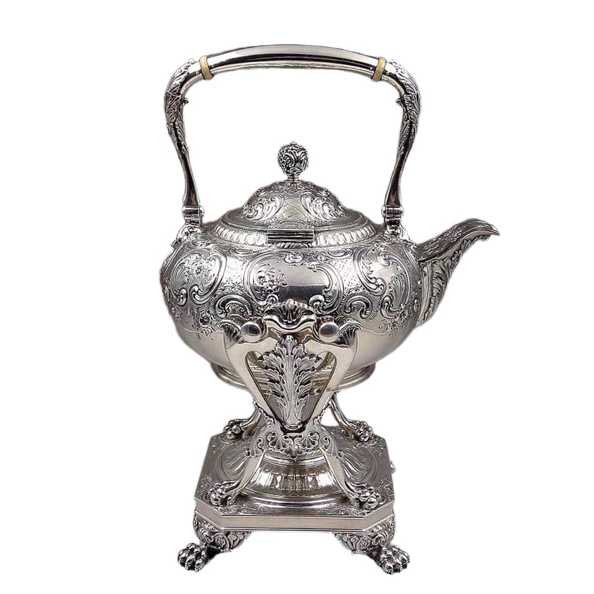 19TH CENTURY TIFFANY SILVER WATER PITCHER (1 of 5)