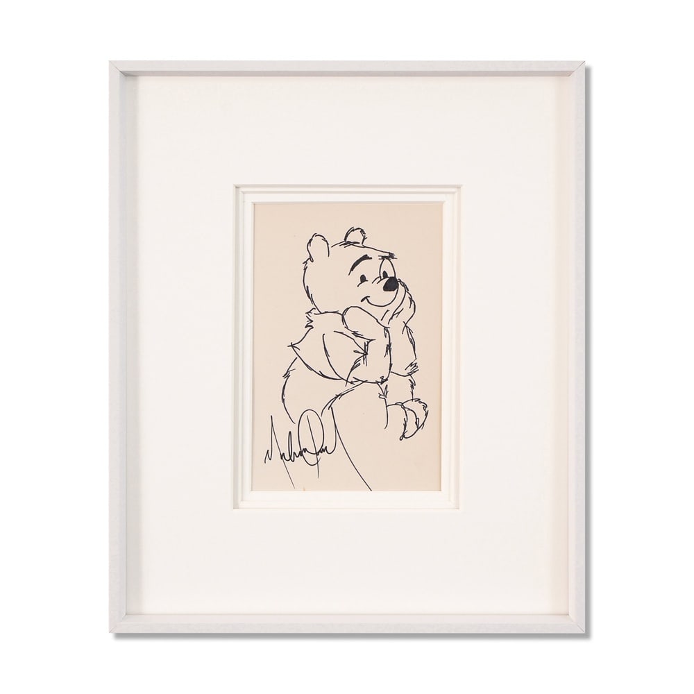 MICHAEL JACKSON SIGNED DRAWING (1 of 1)