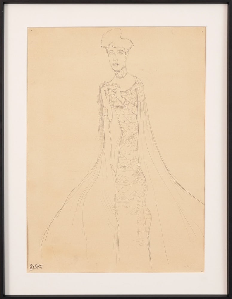 GUSTAV KLIMT (1862-1918), ATTRIBUTED TO, GRAPHITE ON PAPER (1 of 1)
