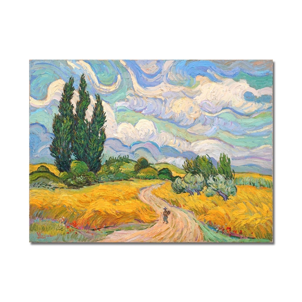 VINCENT VAN GOGH (1853-1890), ATTRIBUTED TO, OIL ON CANVAS: Signed (lower left) Image Dimensions: 31 1/2 x 25 5/8 in (80 x 65 cm) This painting comes with COA. Vincent van Gogh stands as one of the most transformative figures in the history of modern art, whos