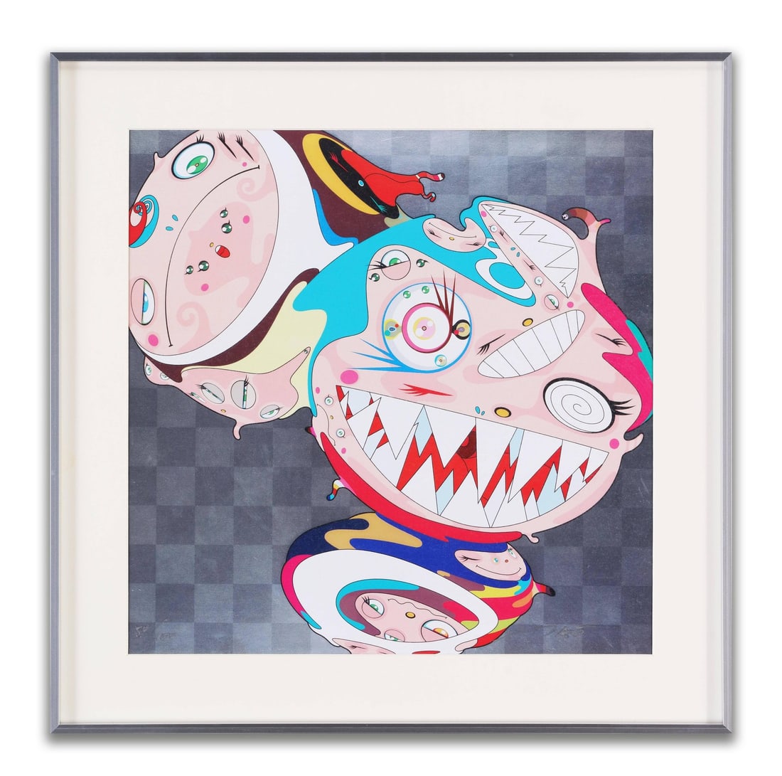 TAKASHI MURAKAMI (B. 1962), OFFSET LITHOGRAPH: TAKASHI MURAKAMI (B. 1962), OFFSET LITHOGRAPH Provenance and Authenticity: Takashi Murakami (b. 1962), Offset Lithograph is presented as a signed print or work on paper associated with Takashi Murakam