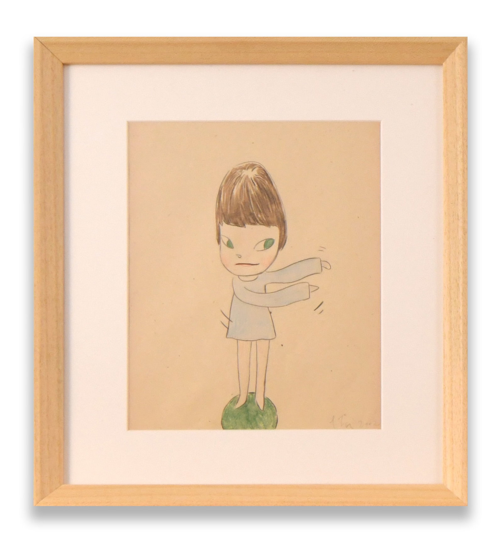YOSHITOMO NARA (B. 1959), ATTRIBUTED TO, MIXED MEDIA ON PAPER (1 of 1)