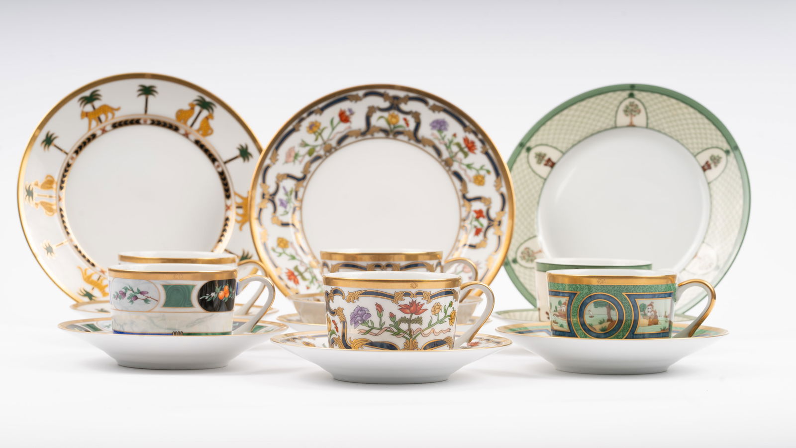 21pc Christian Dior Cup & Saucer Set (1 of 15)