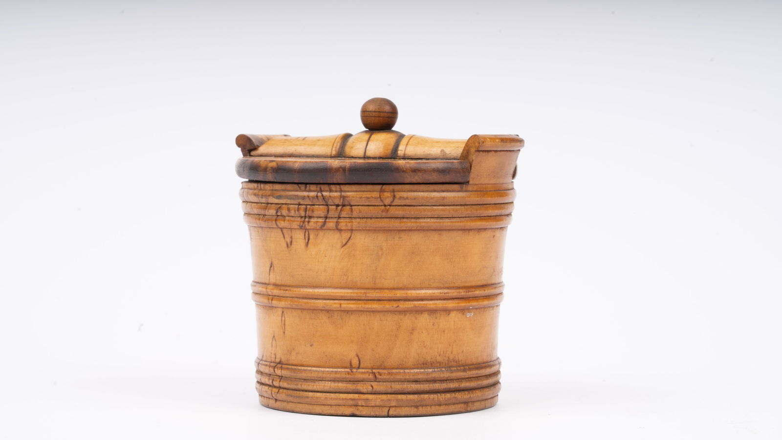 18th Century Scandavian Turned Butter Trean (1 of 7)