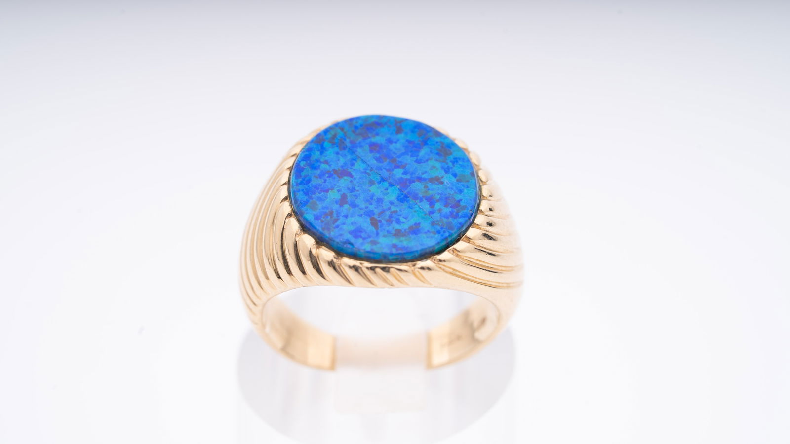 Australian Opal 14k Gold Ring (1 of 8)