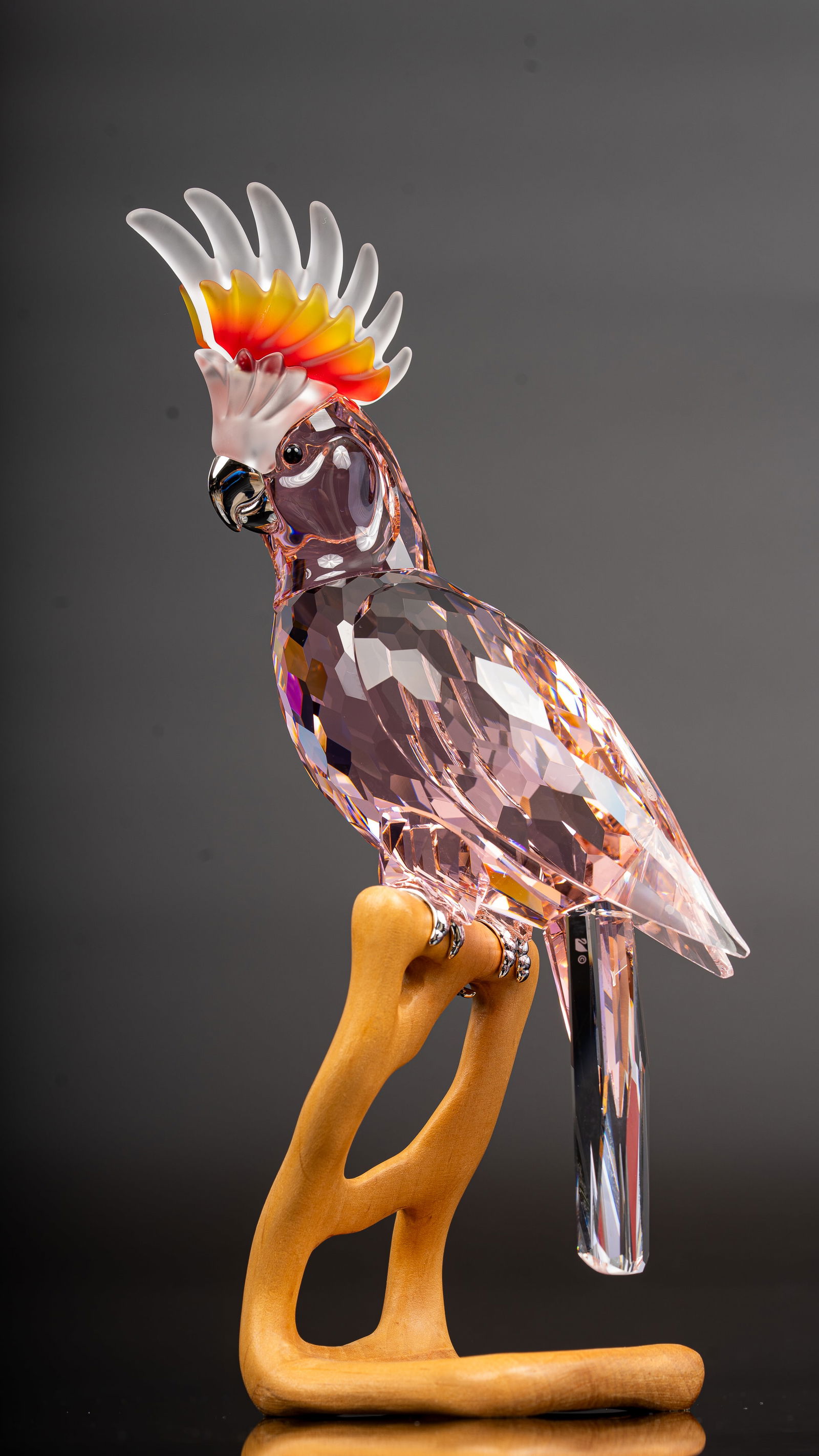 Swarovski Crystal Figurine  Red Cockatoo  Paradise Bird Collection (1 of 7)