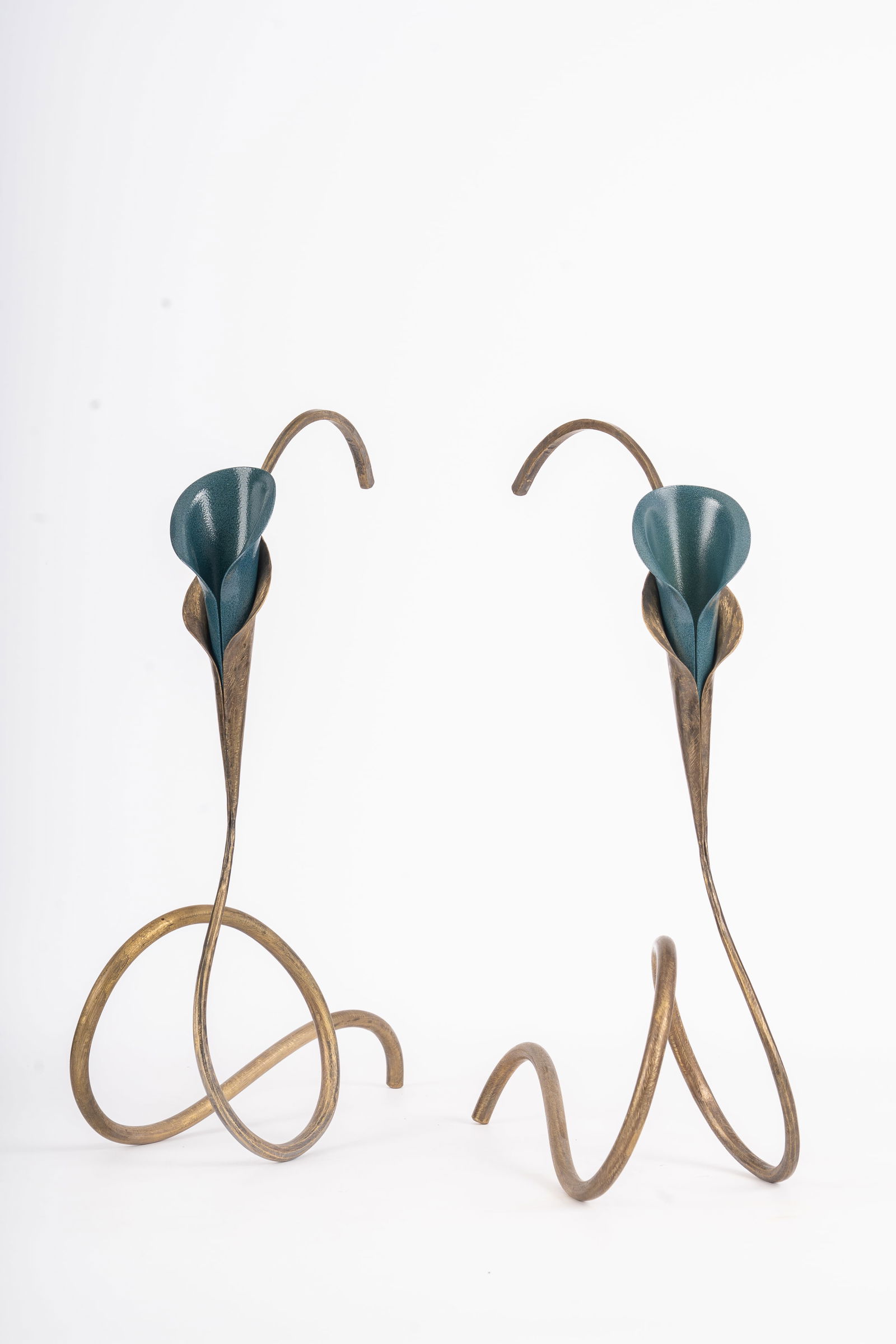 Pair of Brubaker Lily Modern Candleholders (1 of 7)