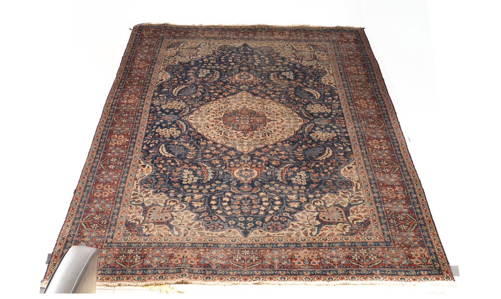 Large hand-knotted Persian rug (7x11) (1 of 4)