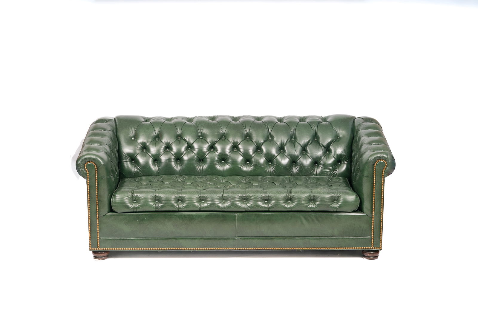 Hancock & Moore Chesterfield green sleeper sofa (1 of 4)