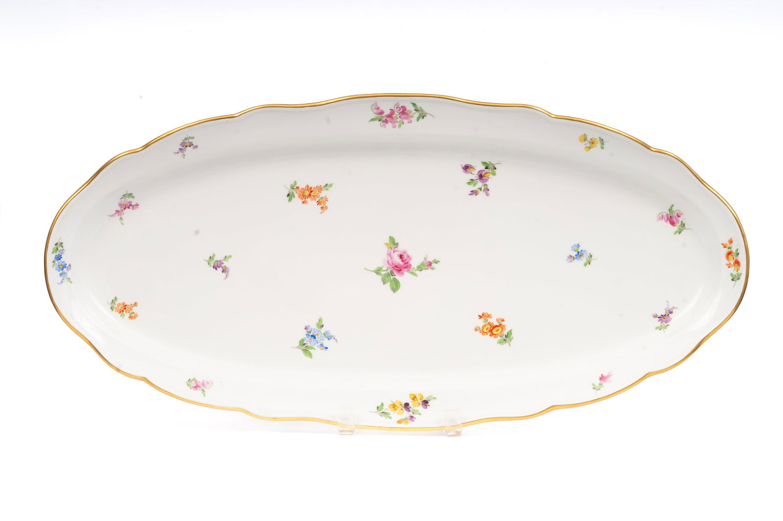 Meissen Large Floral Fish Platter / Server (1 of 8)
