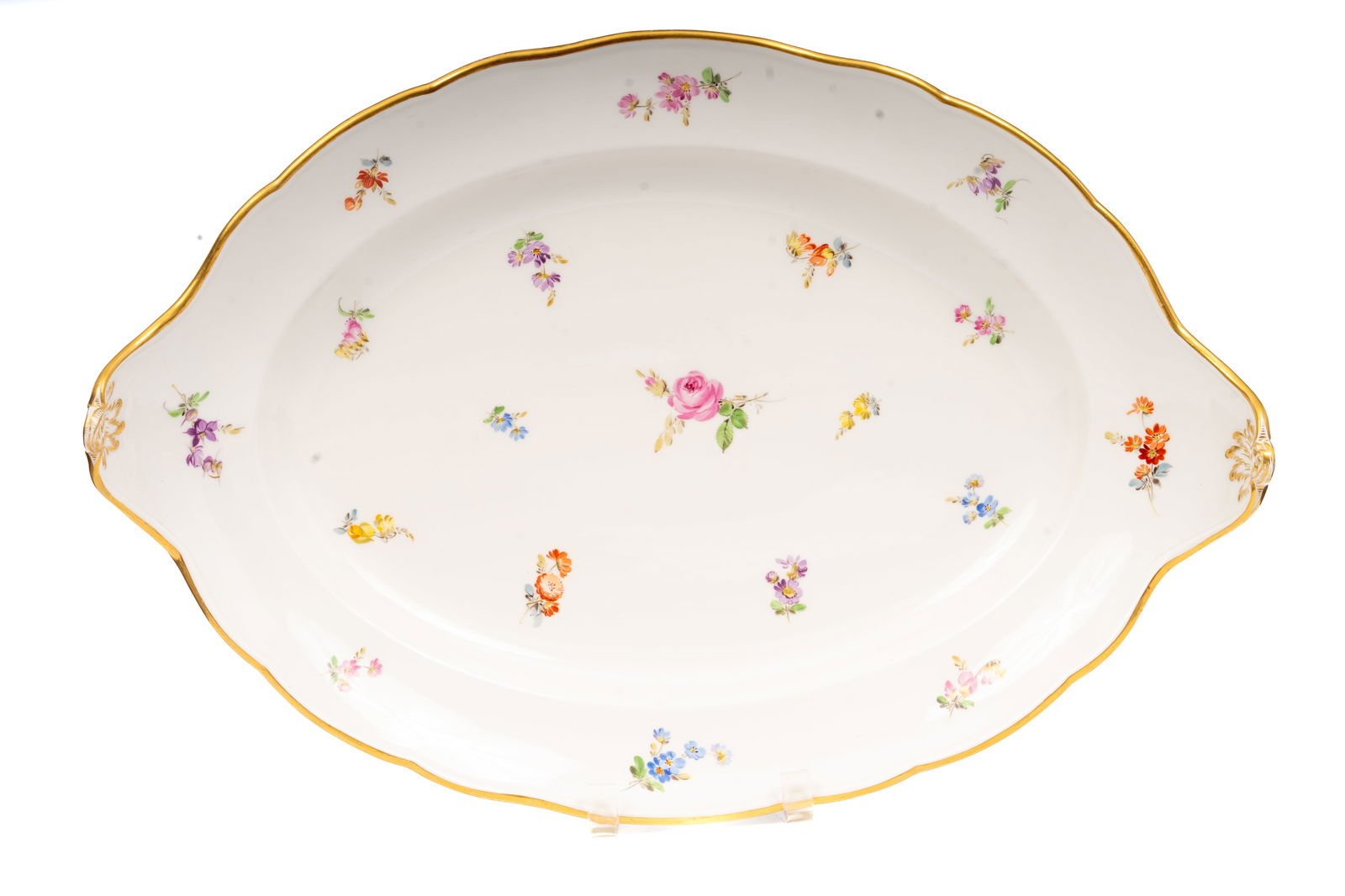 Large Meissen Floral Oval Platter (1 of 4)