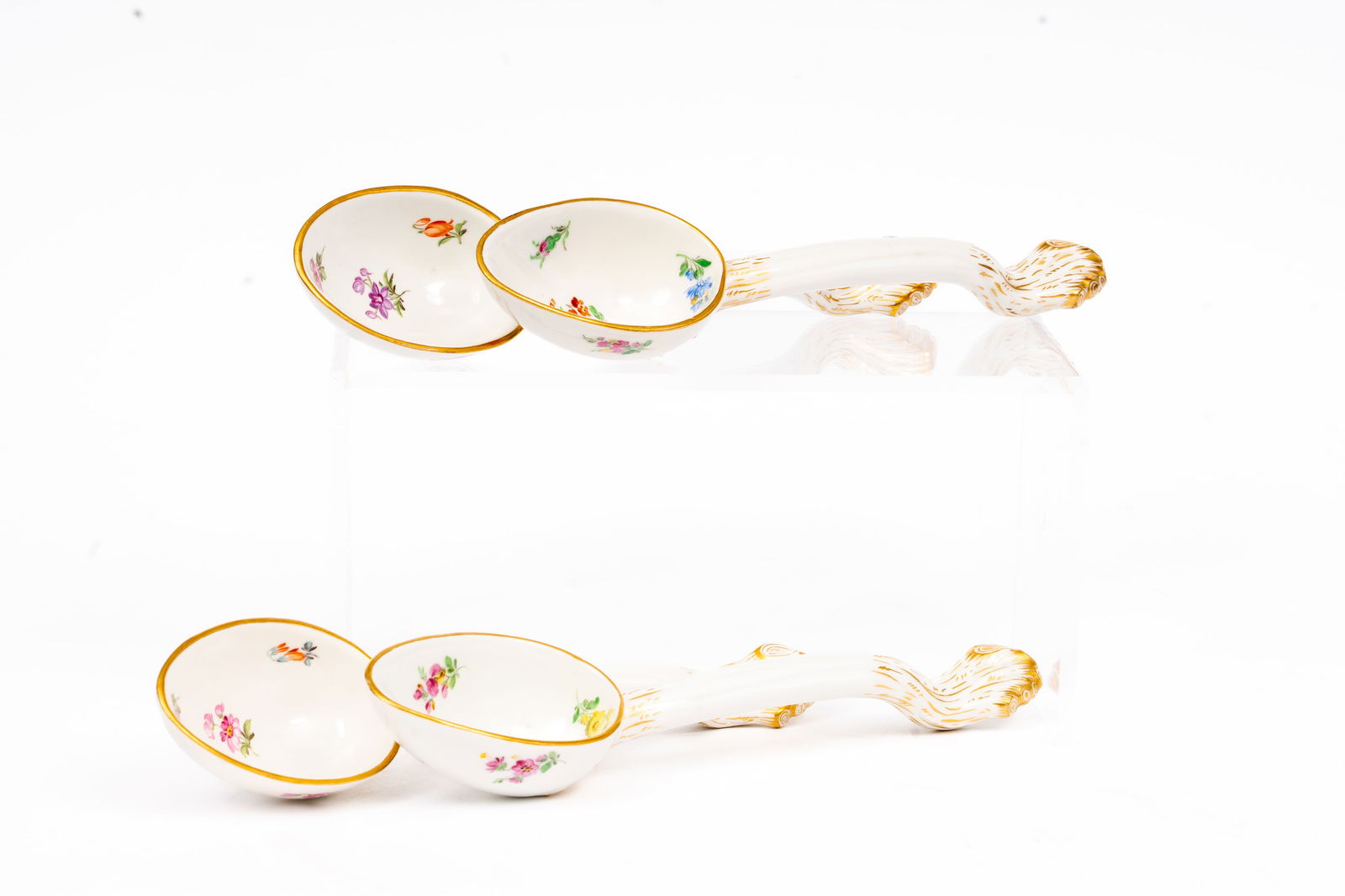 Set of Four Meissen Porcelain Ladles (1 of 6)