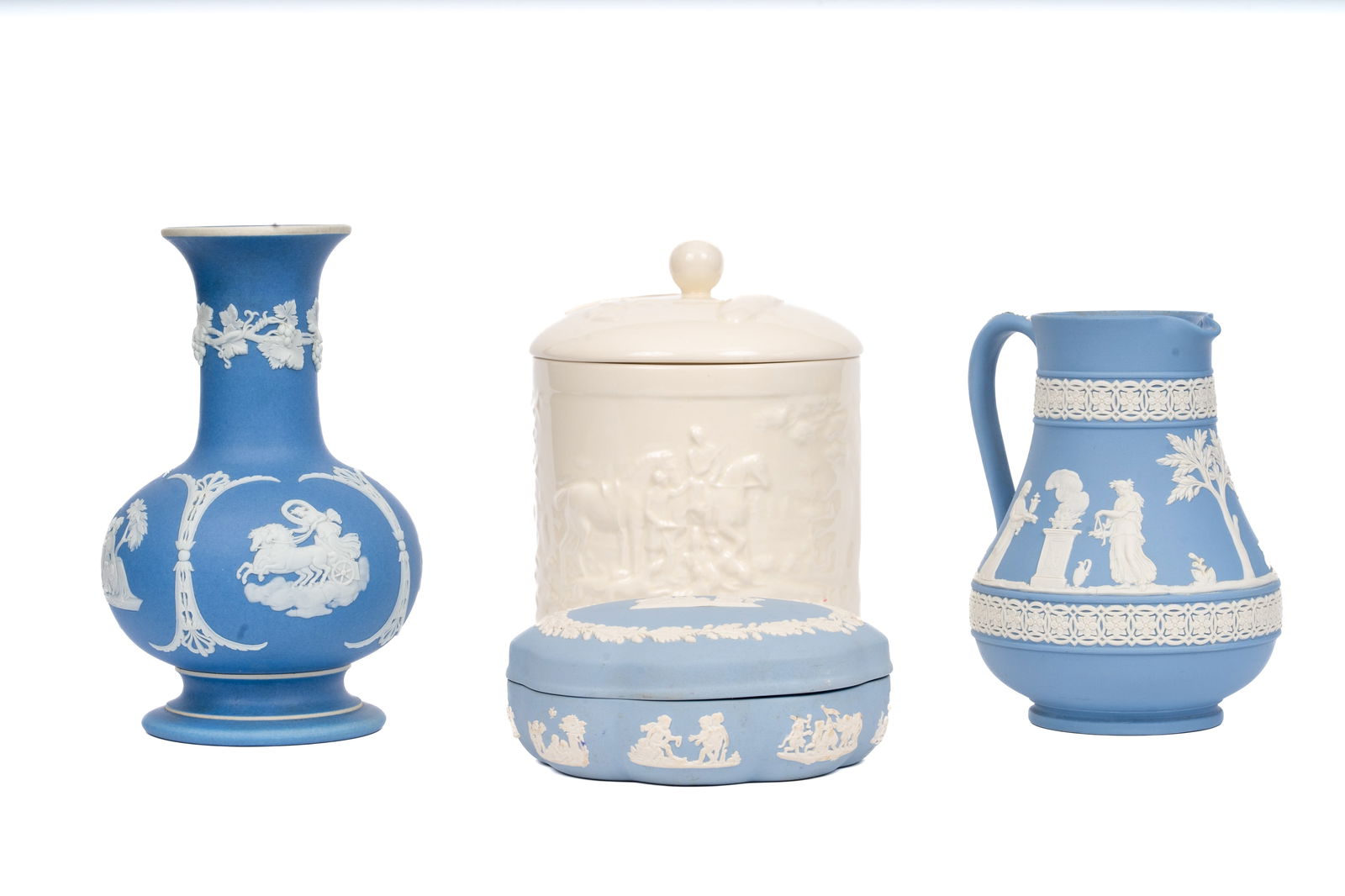 Group of Wedgwood Jasperware and Glazed Pottery (1 of 11)