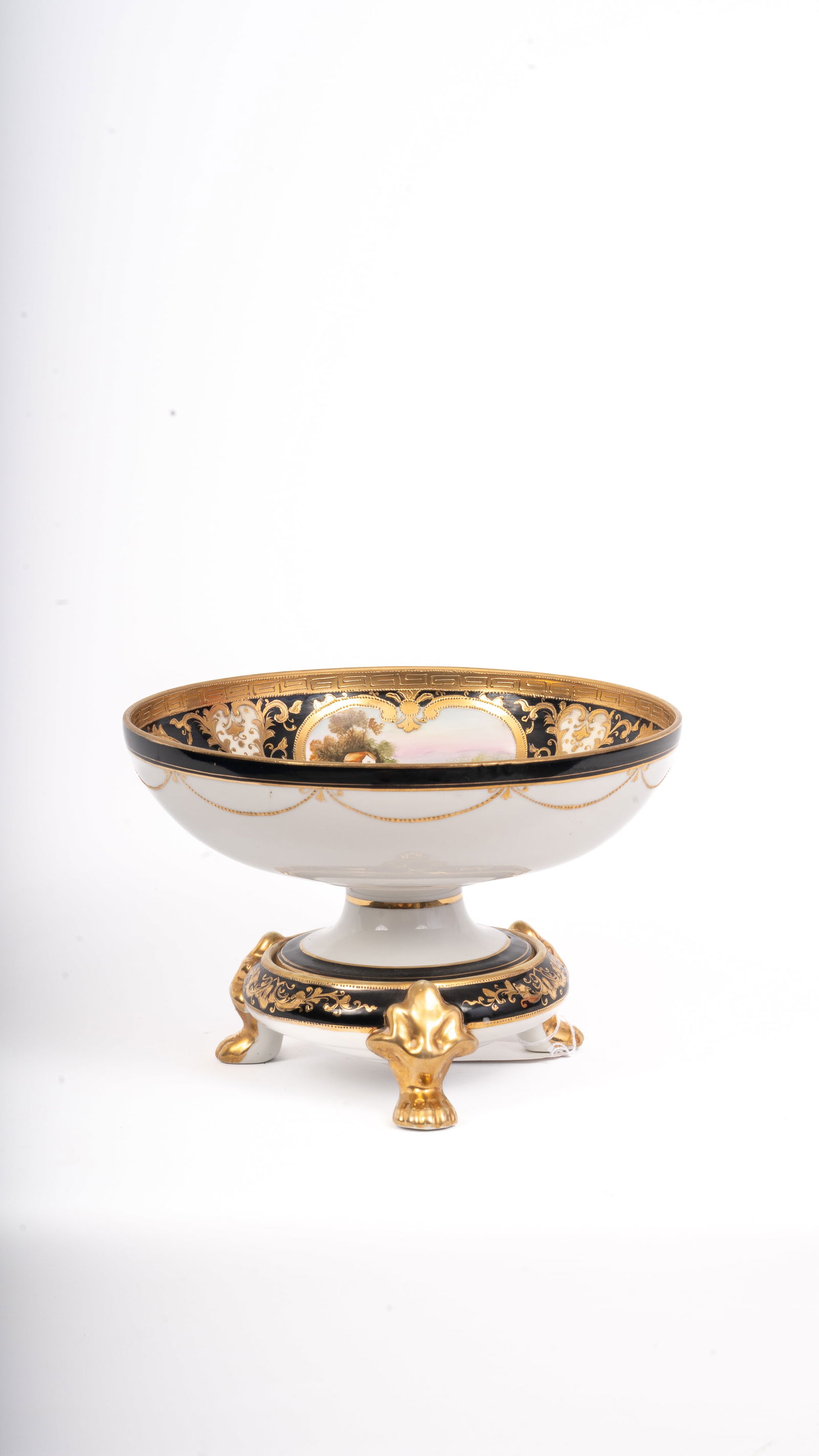 Noritake Hand-Painted Three-Footed Bowl on Stand (1 of 3)