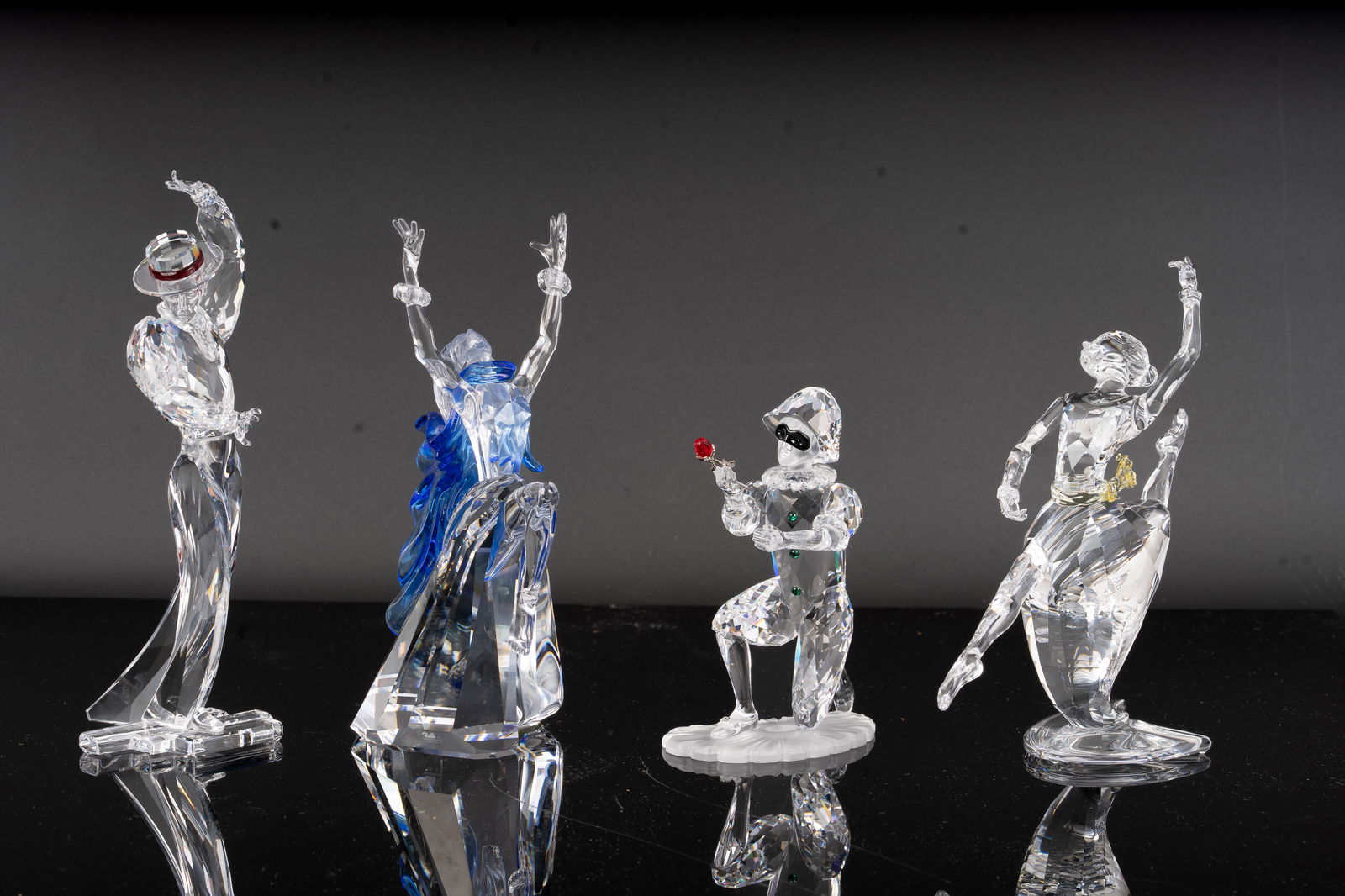 Swarovski Crystal Dancer Collection – Set of Four Figures with Boxes (1 of 6)