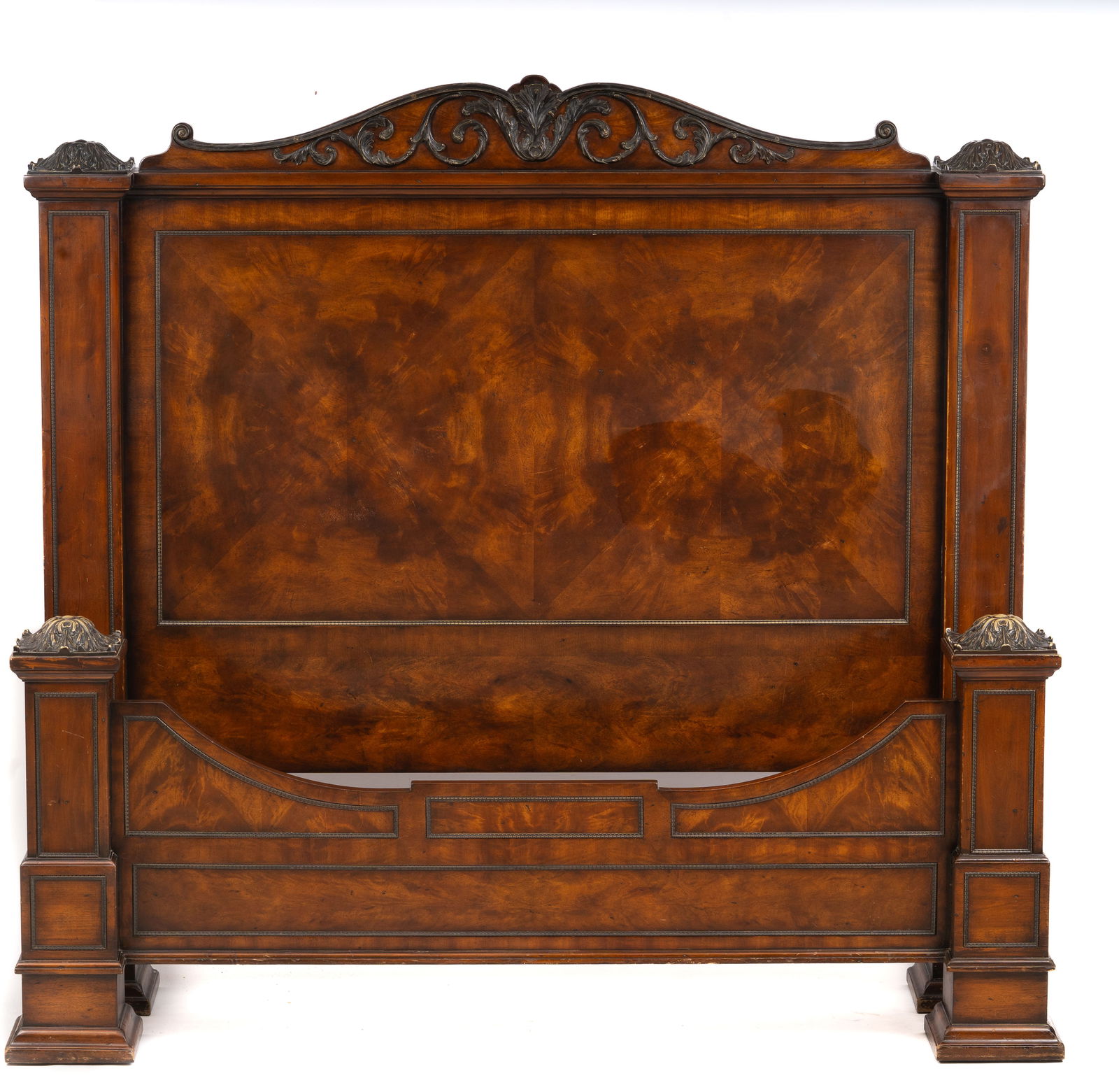 Theodore Alexander Bronze-Mounted Queen Size Bed (1 of 6)