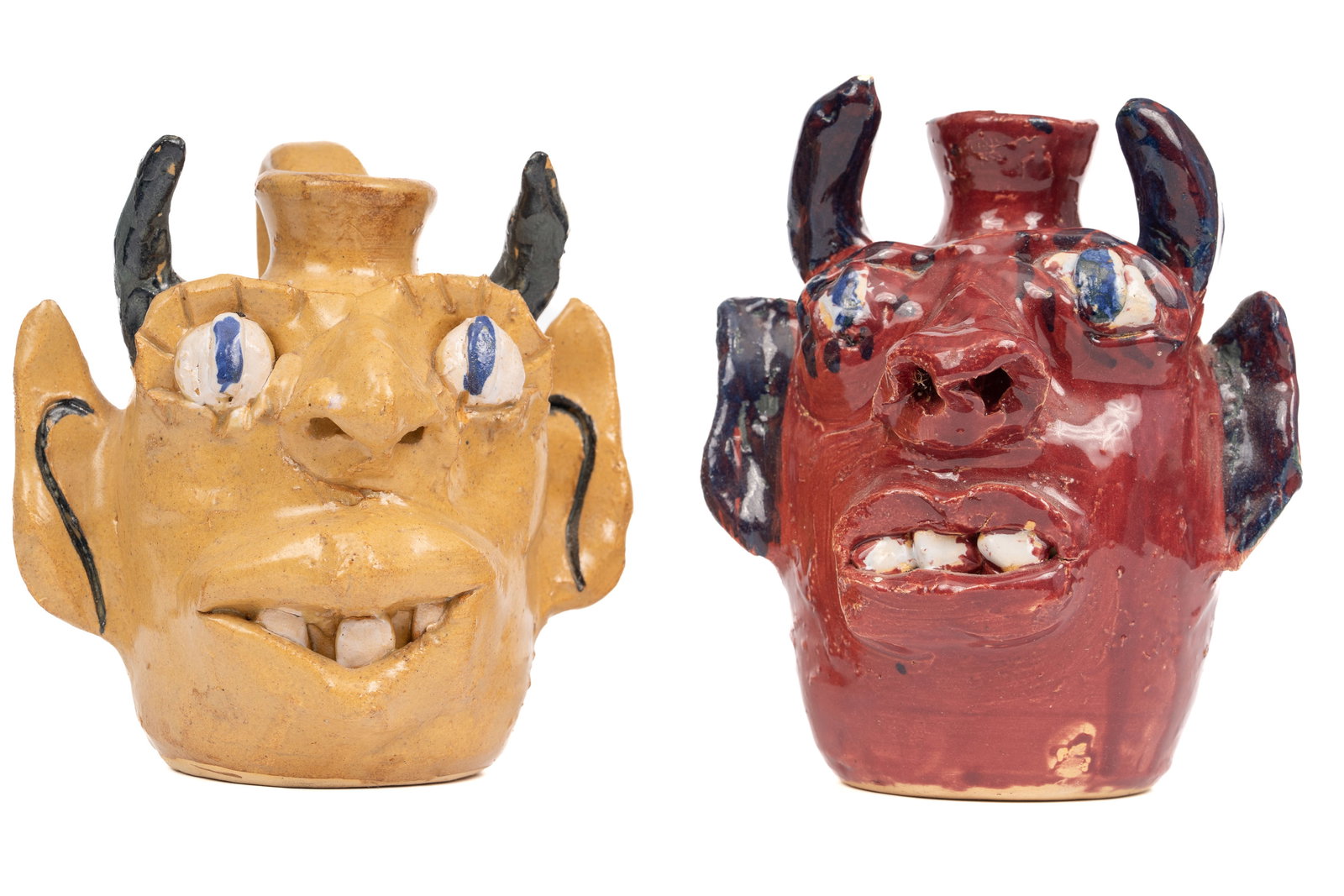 Ed Klimek & Steven Dark - Face Jug and Face Mug, Southern Folk Pottery (1 of 5)