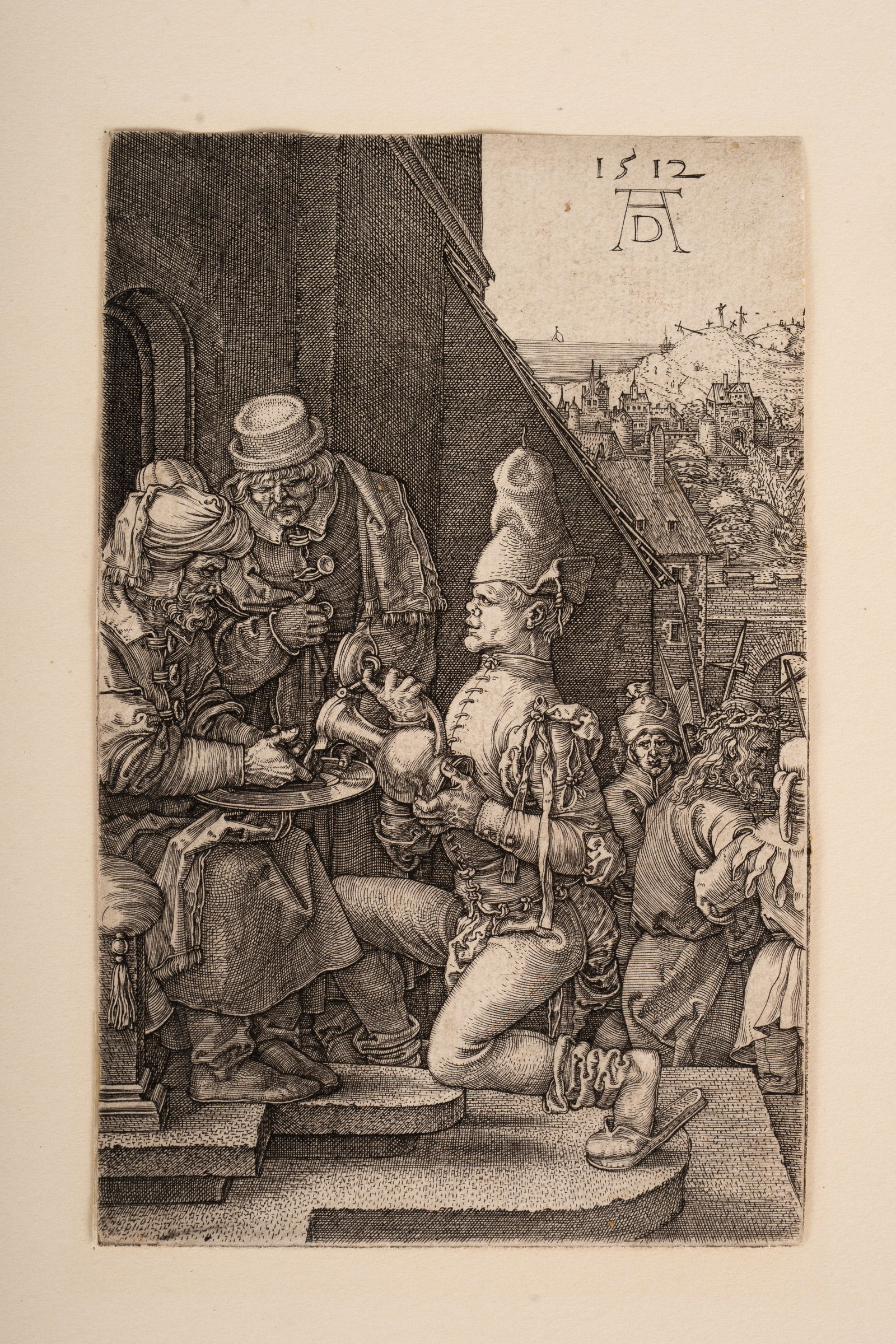 Albrecht Durer (1471-1528) " Pilate Washing His Hands " 1512 B-11 D.60 (1 of 4)