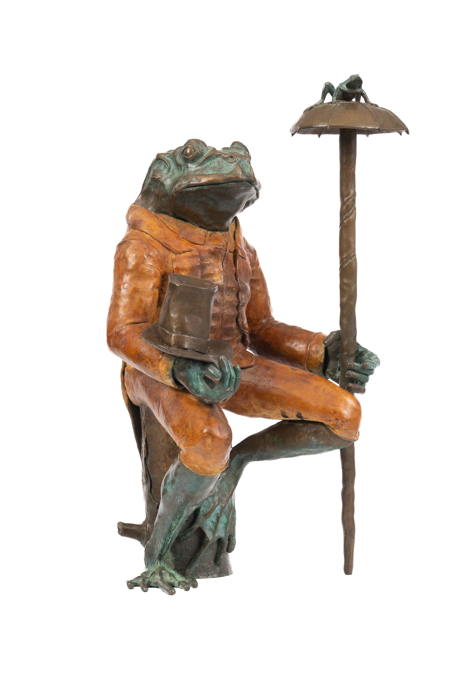 Frank Fleming "Frog Prince" Patinated Bronze Sculpture (1 of 8)