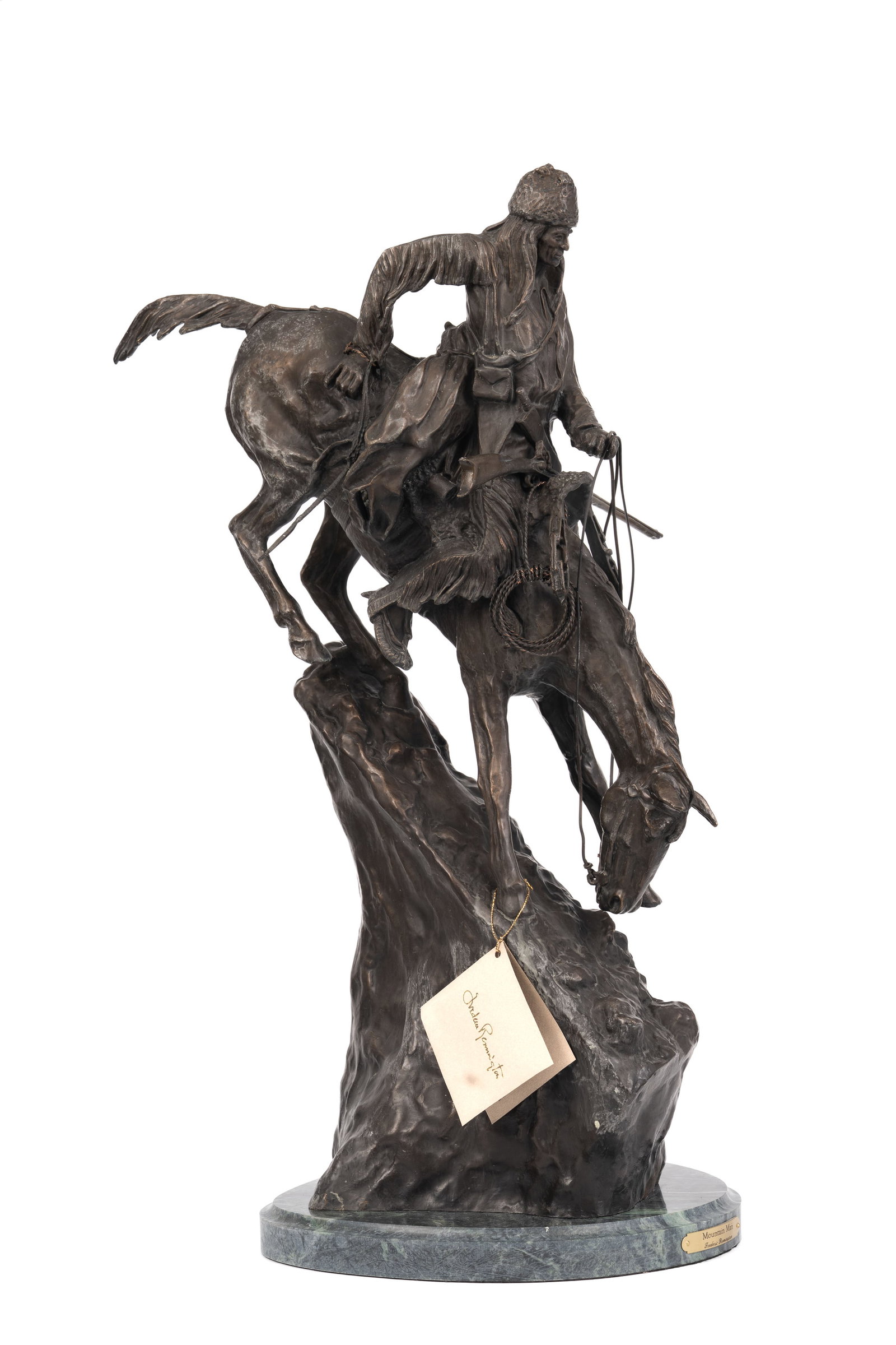 After FREDERIC REMINGTON (1861-1909) The Mountain Man, Bronze Sculpture (1 of 5)