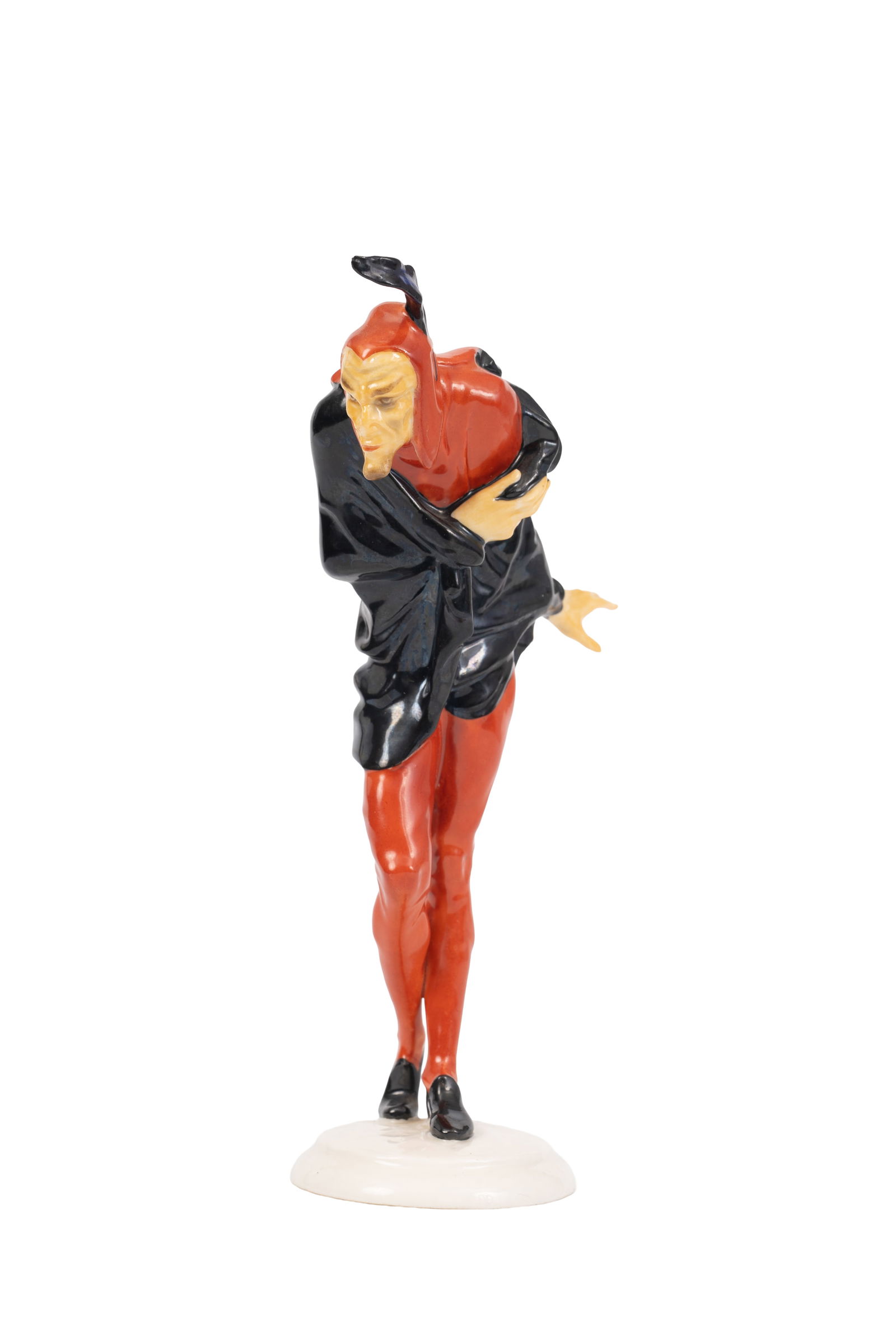 Lorenz Hutschenreuther Porcelain "Mephistopheles" Figurine, Designed by Karl Tutter (1 of 5)