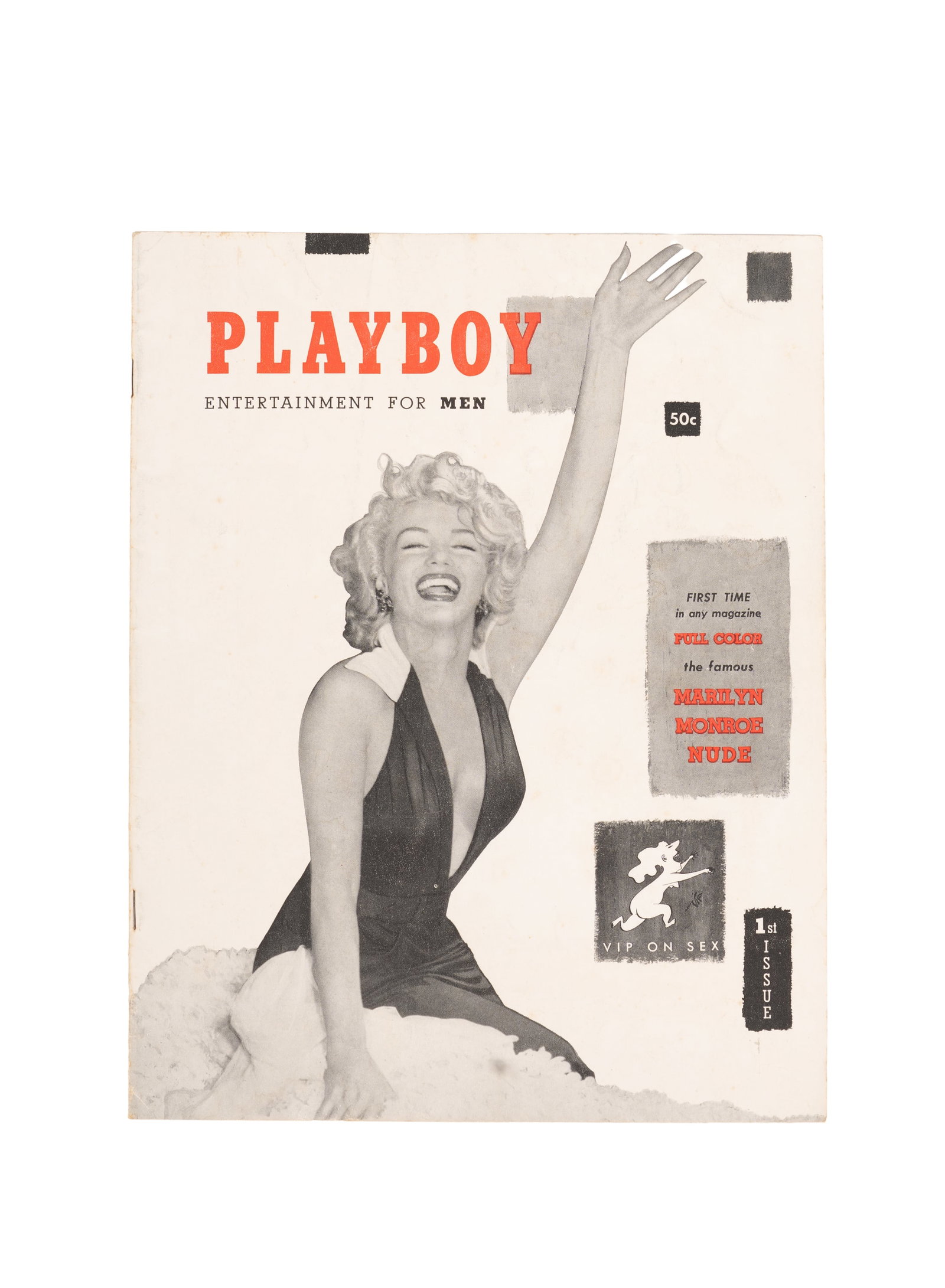 Playboy V1 #1, December 1953 -- Page 3 Copy Variant -- Marilyn Monroe First Issue (1 of 4)