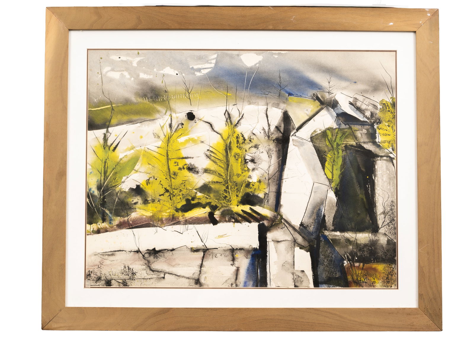 William Thon (1906–2000) Maine Forest Landscape Watercolor (1 of 3)