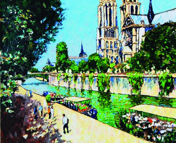 Untitled: ARTIST: Andre Bardet TITLE: Untitled MEDIUM: seriolithograph IMAGE SIZE: 11 x 12 in. FRAME SIZE: 18 x 20 in. SIGNATURE: signed (lower right) EDITION: numbered 318/350 CONDITION: excellent