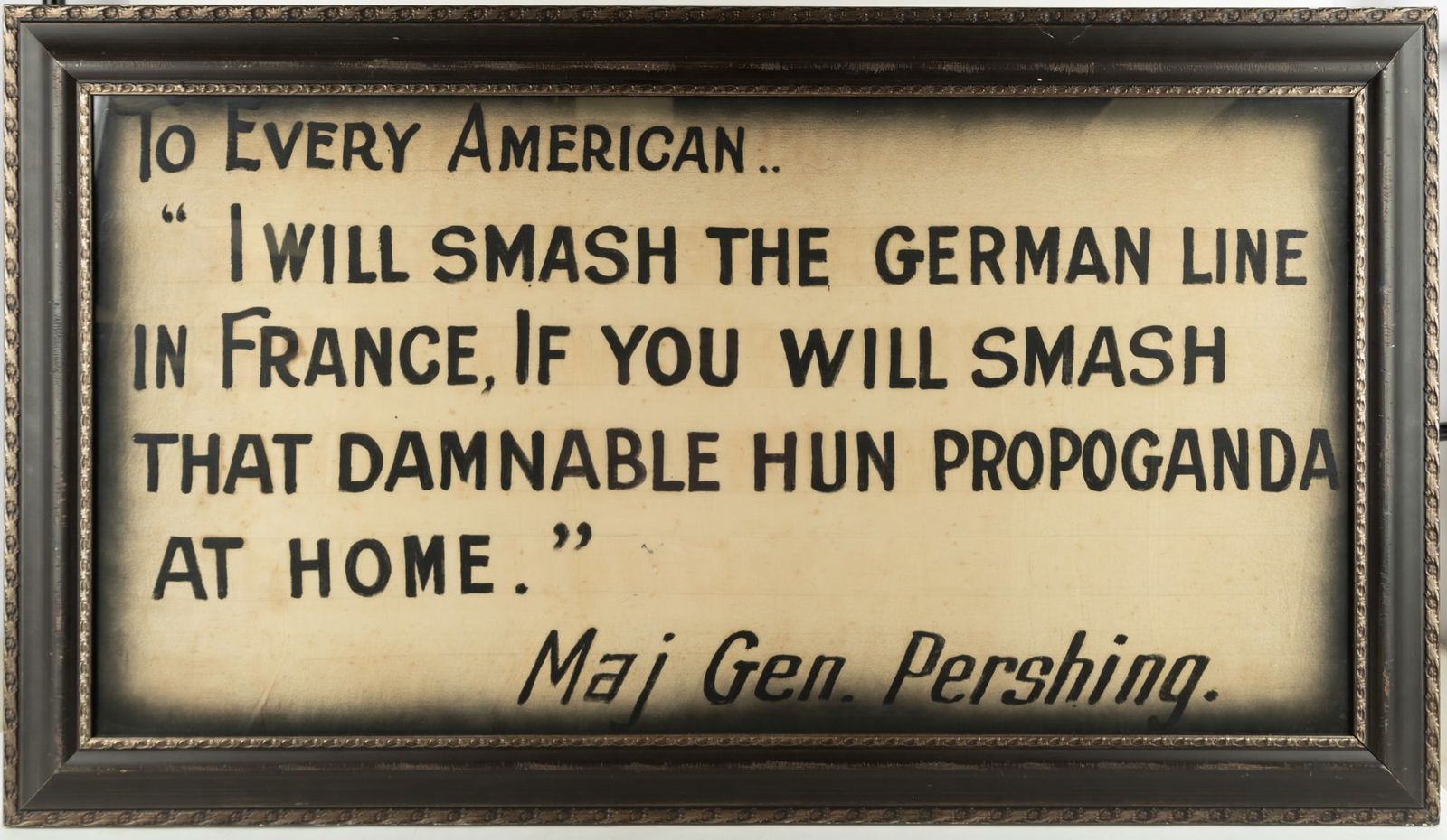 Early General Pershing Framed Print Quote (1 of 5)