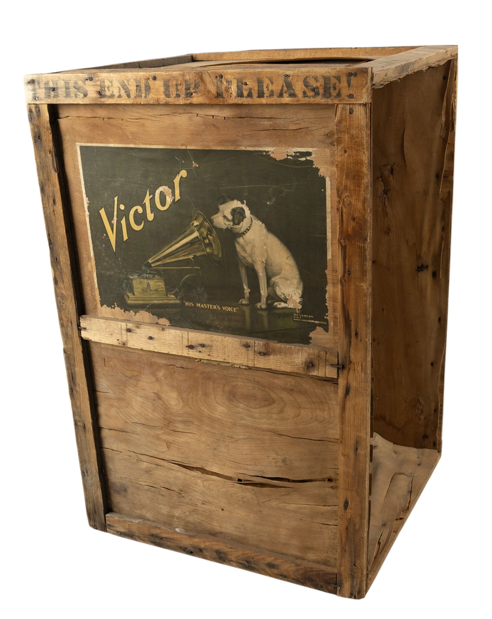 Antique Victor Victrola Shipping Crate (1 of 7)