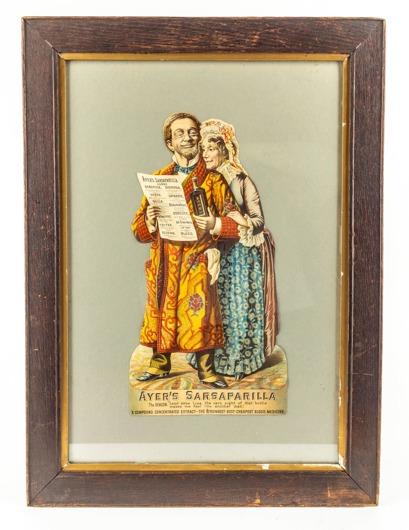 Sarsaparilla Die Cut  Framed Advertisement (1 of 3)