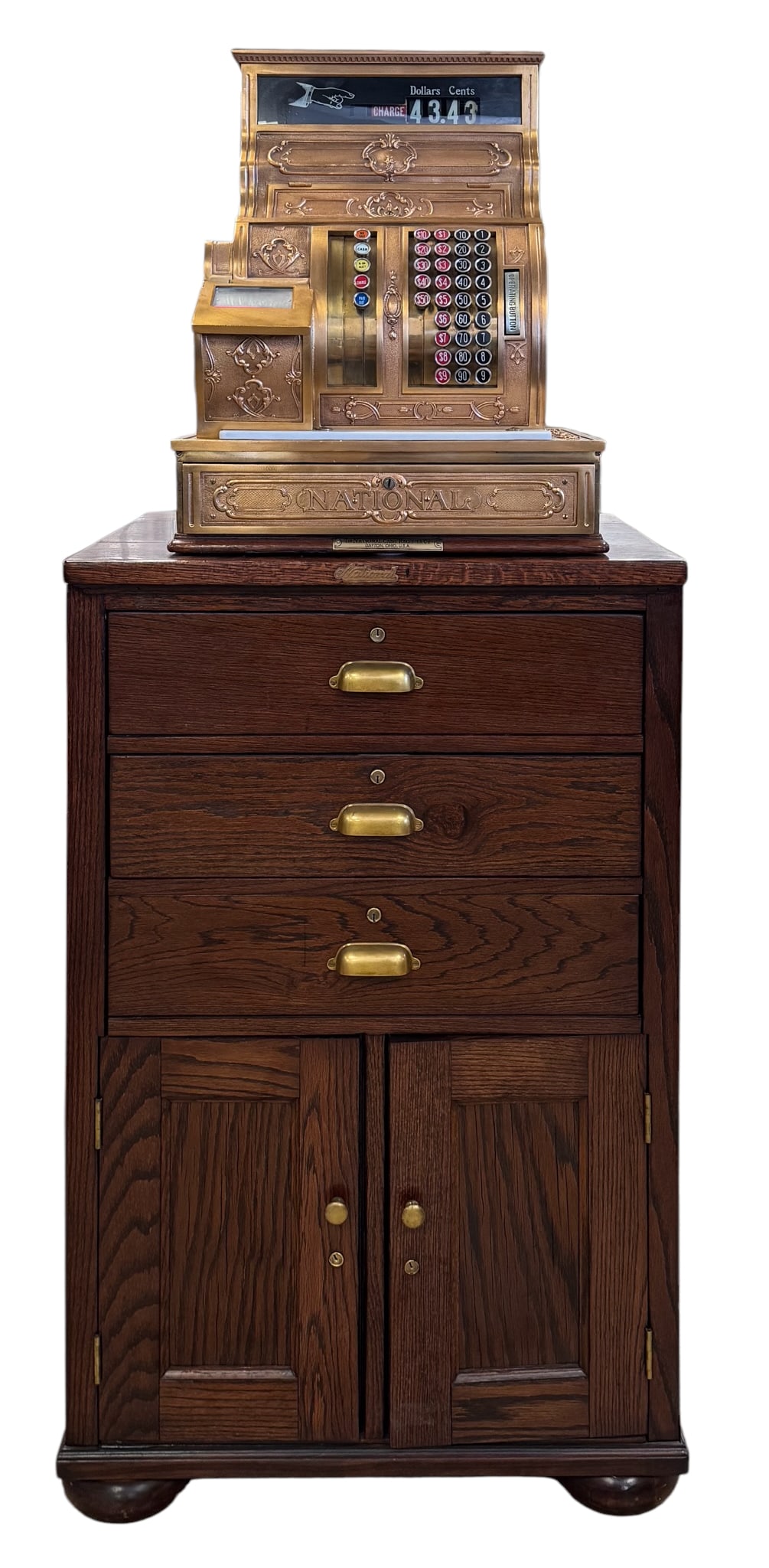 Antique 1891 National Cash Register