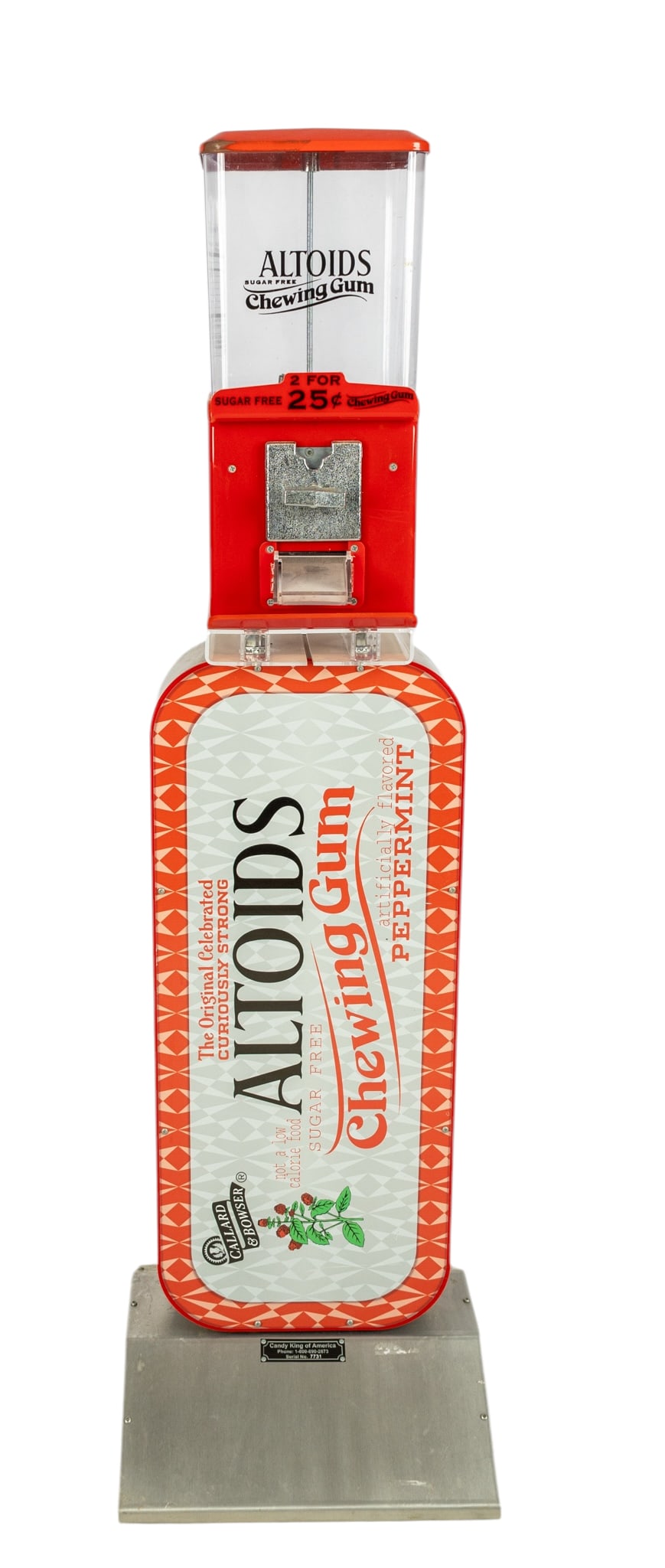 Vintage Altoids 25¢ Chewing Gum Vending Machine (1 of 5)