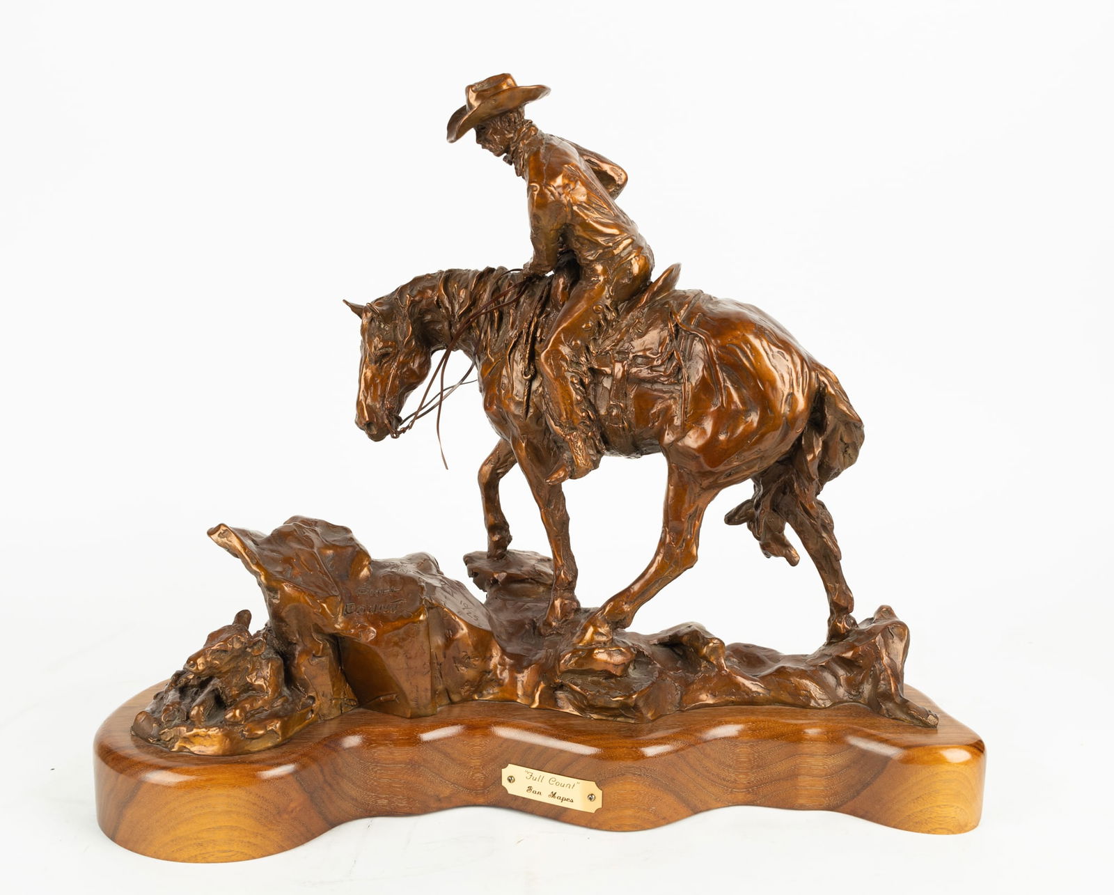 Art Jan Mapes “Full Count” Bronze Statue (1 of 7)